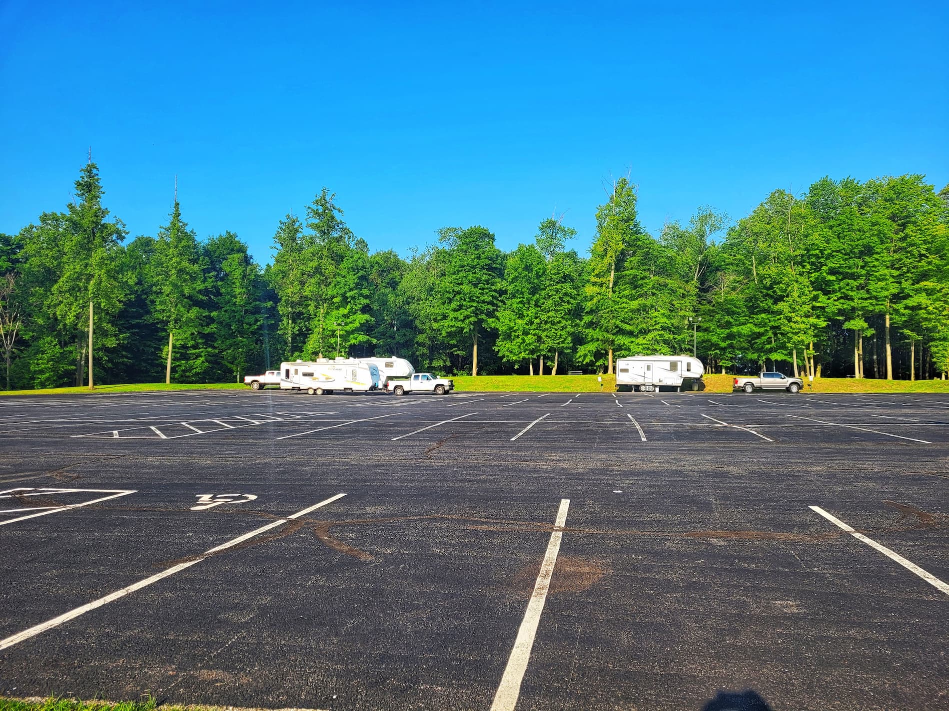 photo of the vineyards at pine lake harvest hosts parking