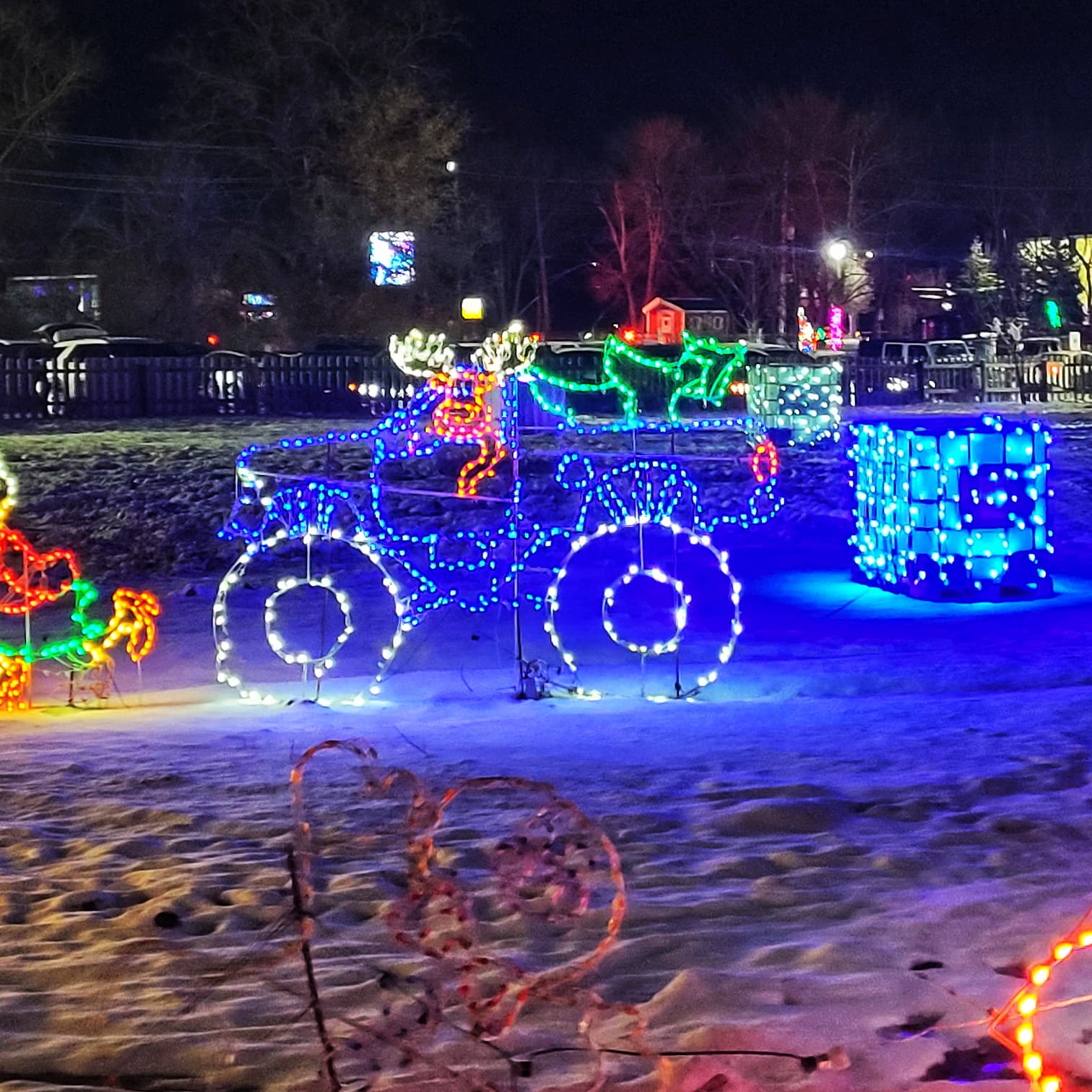 photo of santa's village magical christmas drive thru