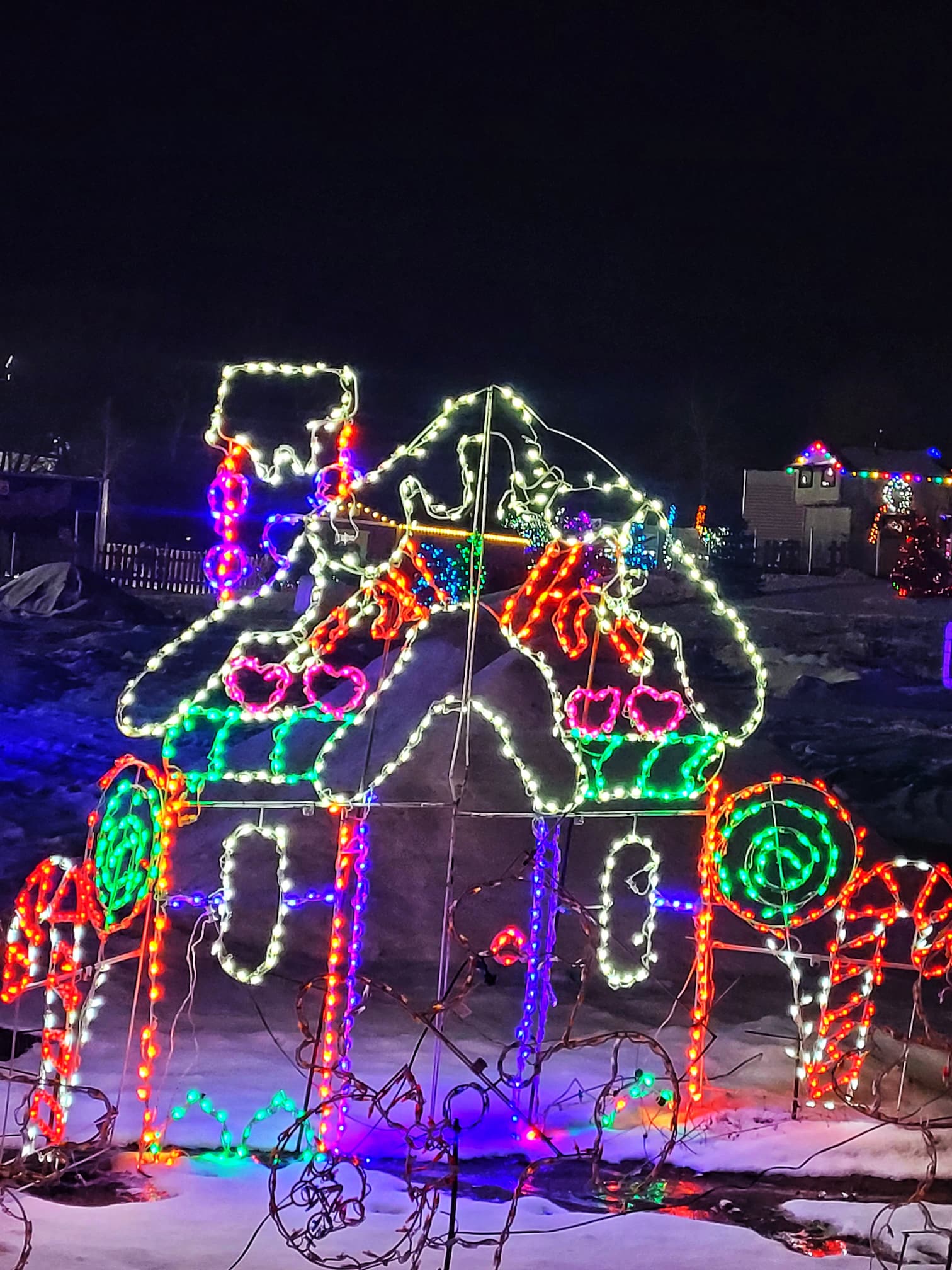 photo of santa's village magical christmas drive thru