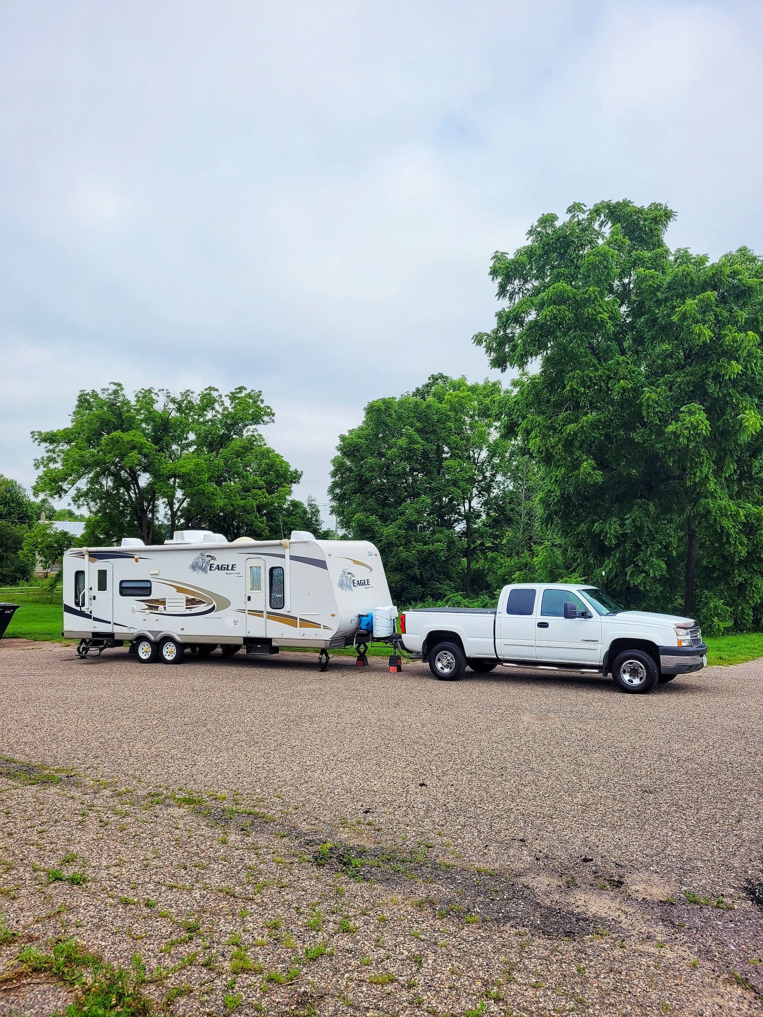 photo of tumbled rock brewing harvest hosts parking