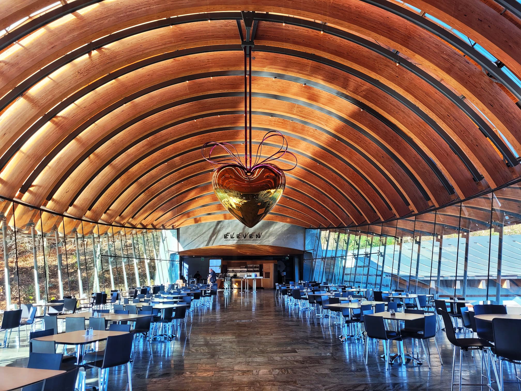 photo of eleven restaurant at crystal bridges