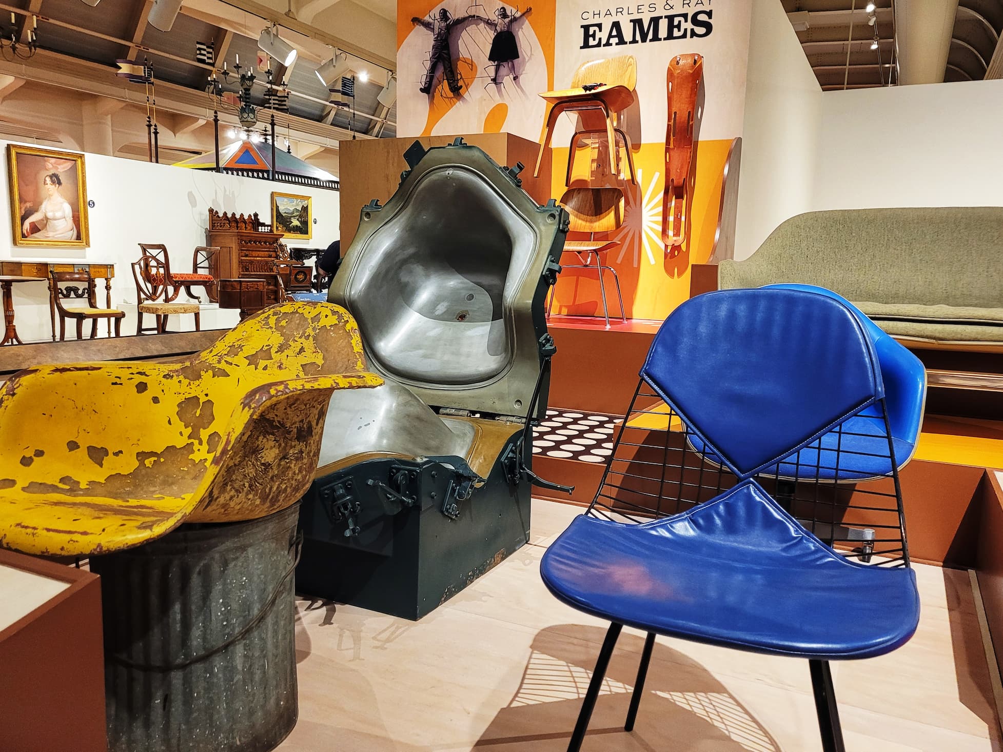 photo of eames prototype at the henry ford museum
