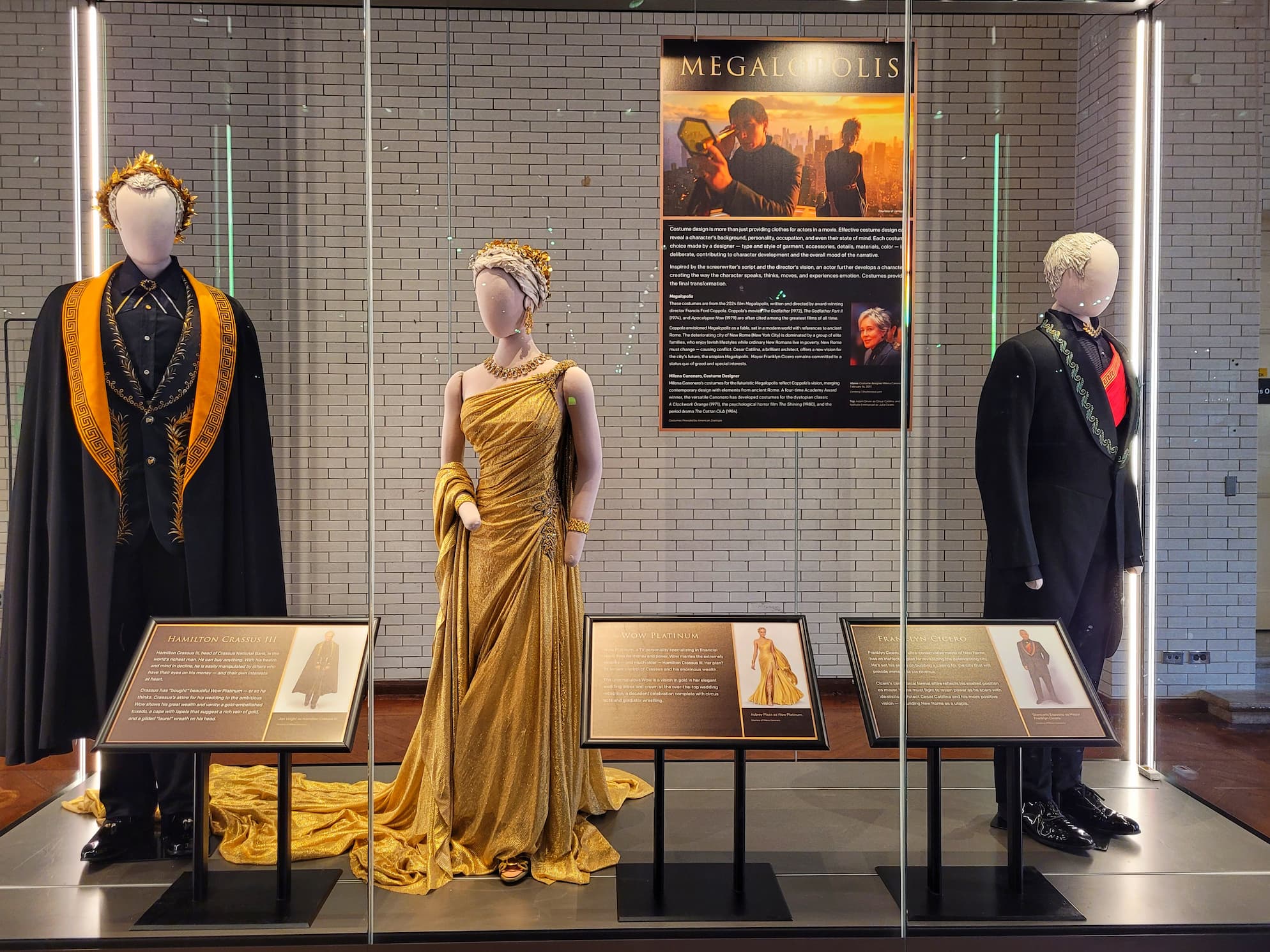 photo of megalapolis costumes at the henry ford museum