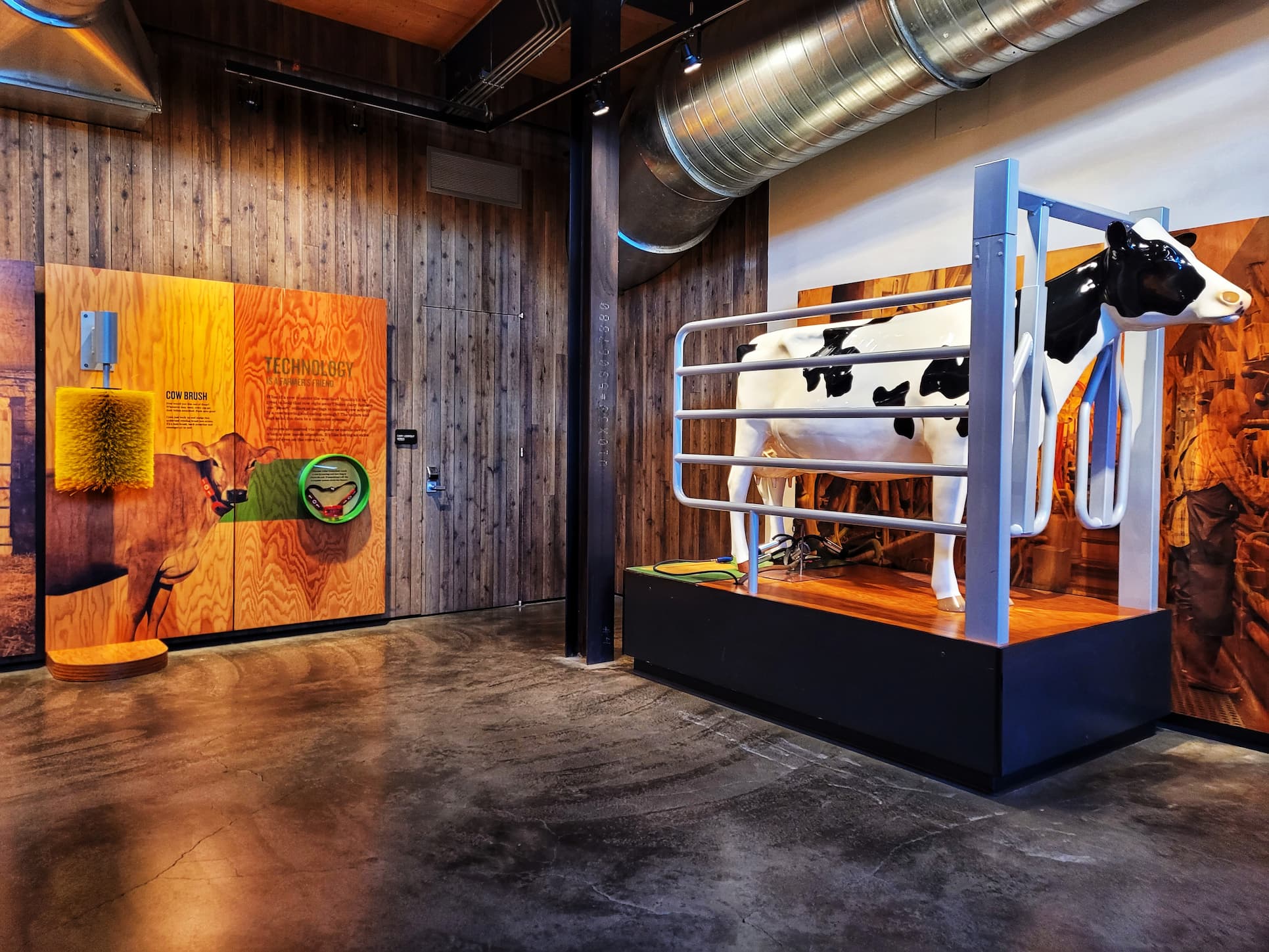photo of tillamook creamery fam exhibit