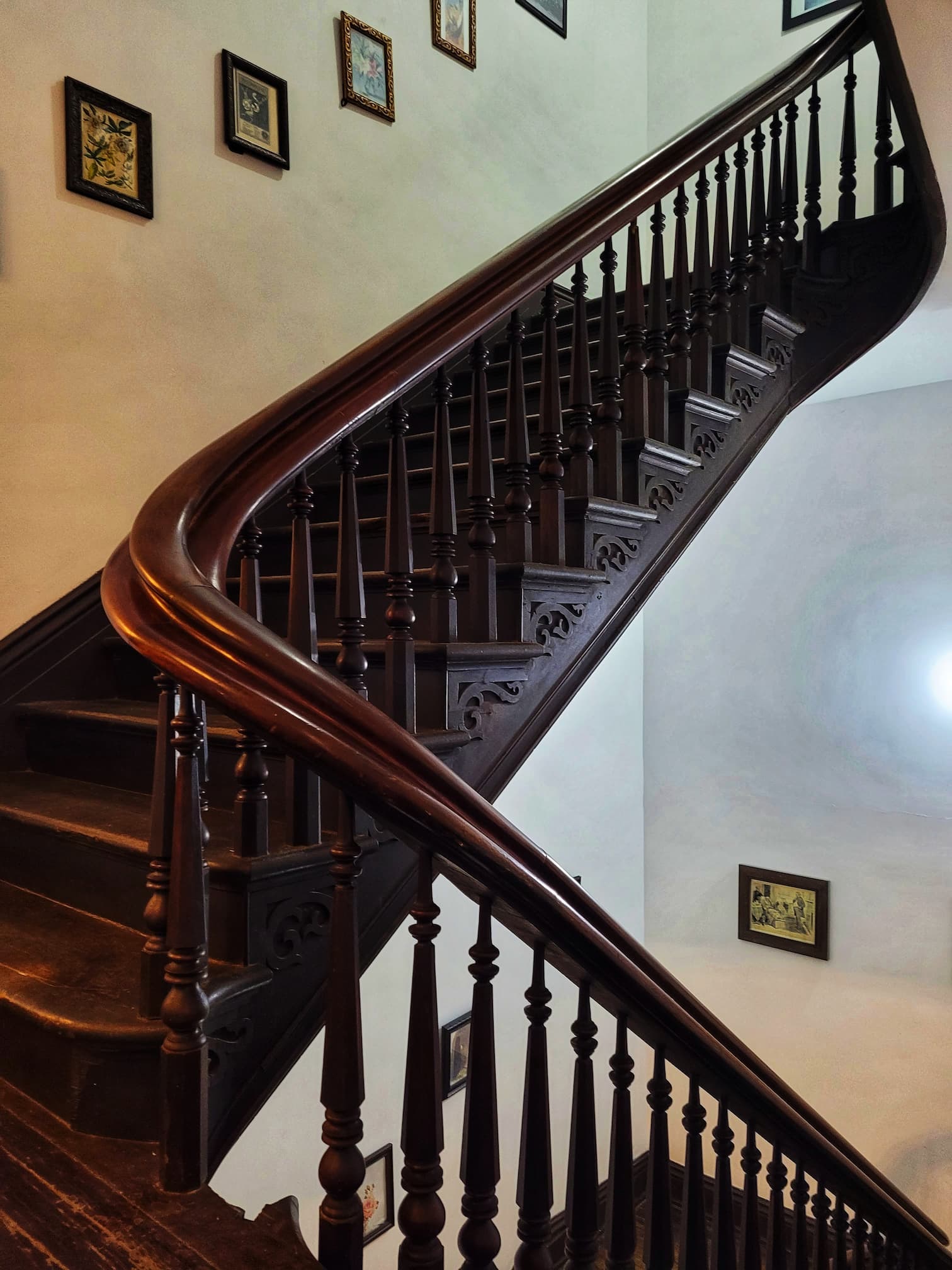 photo of trans allegheny lunatic asylum staircase