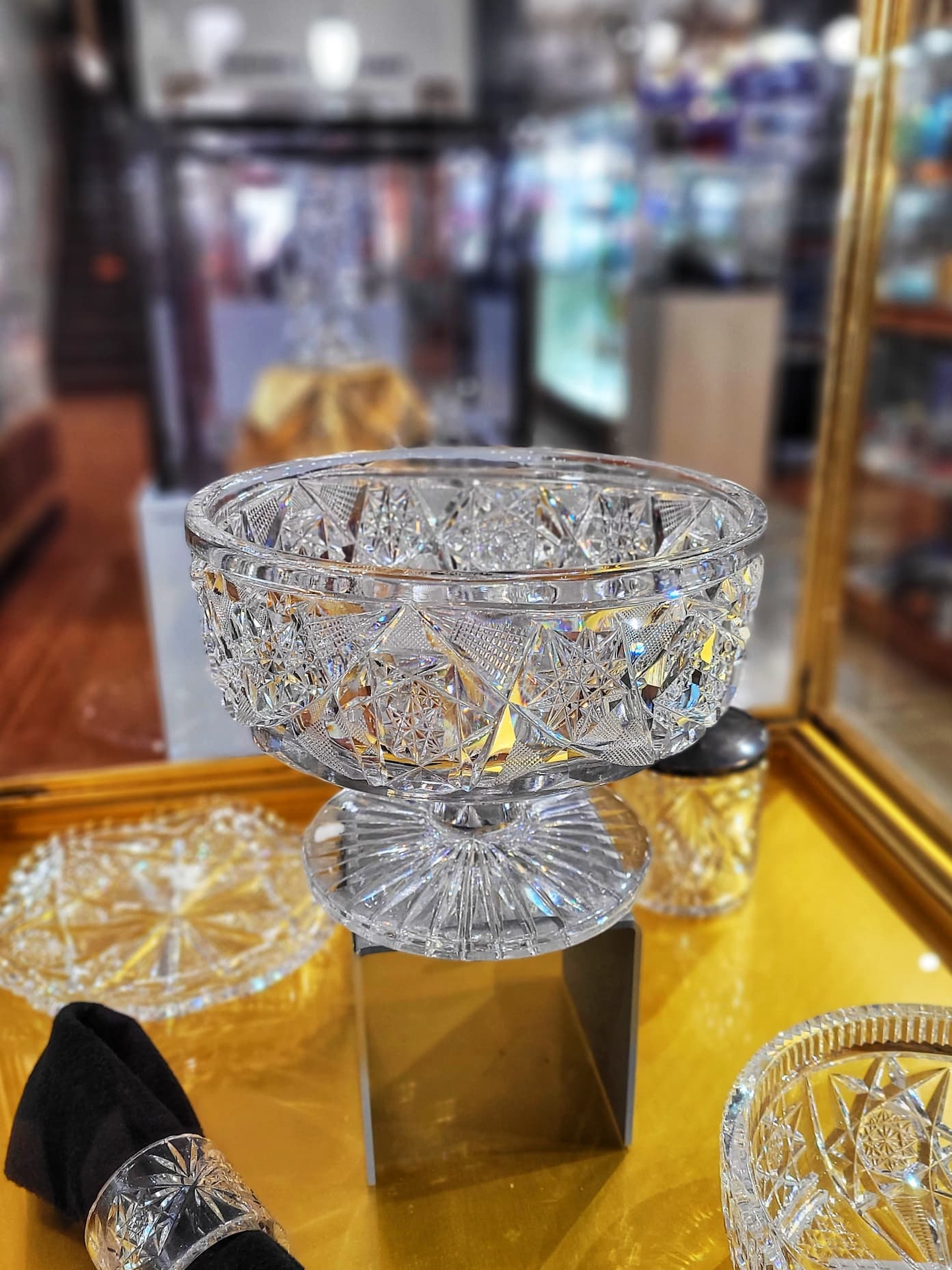 photo of crystal bowl