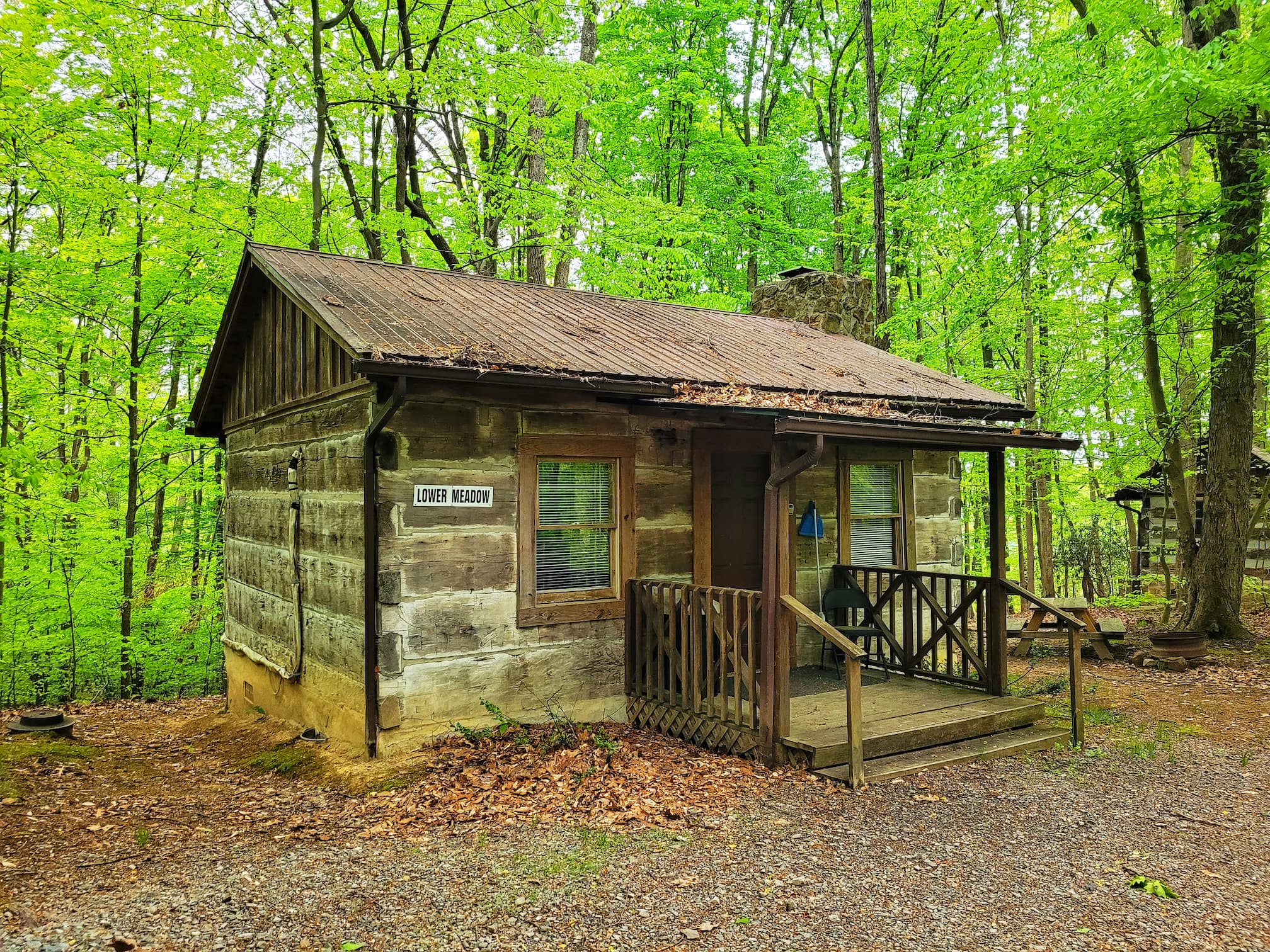 photo of cabin at bear mountain campground