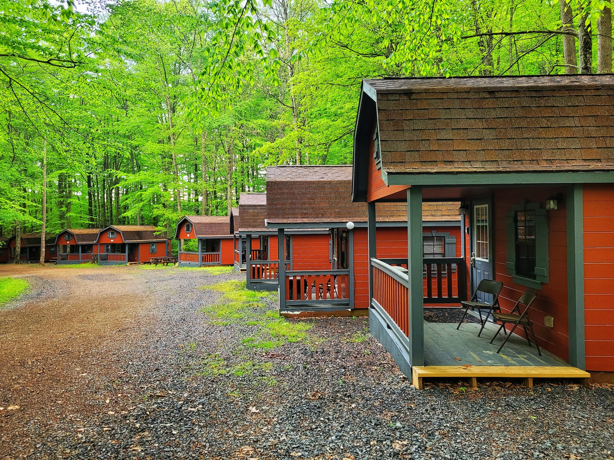 photo of cabin at bear mountain campground