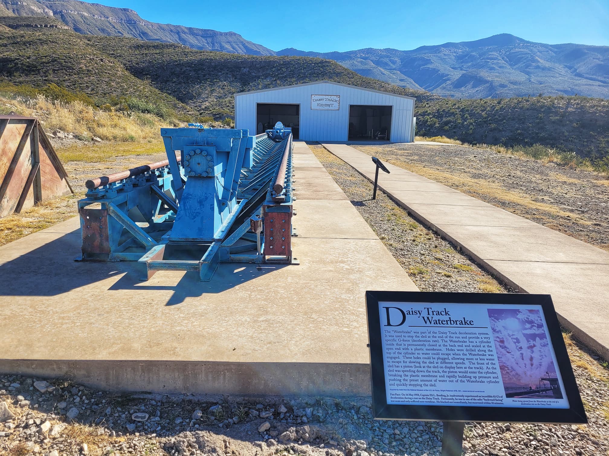 photo of daisy track at new mexico museum of space history