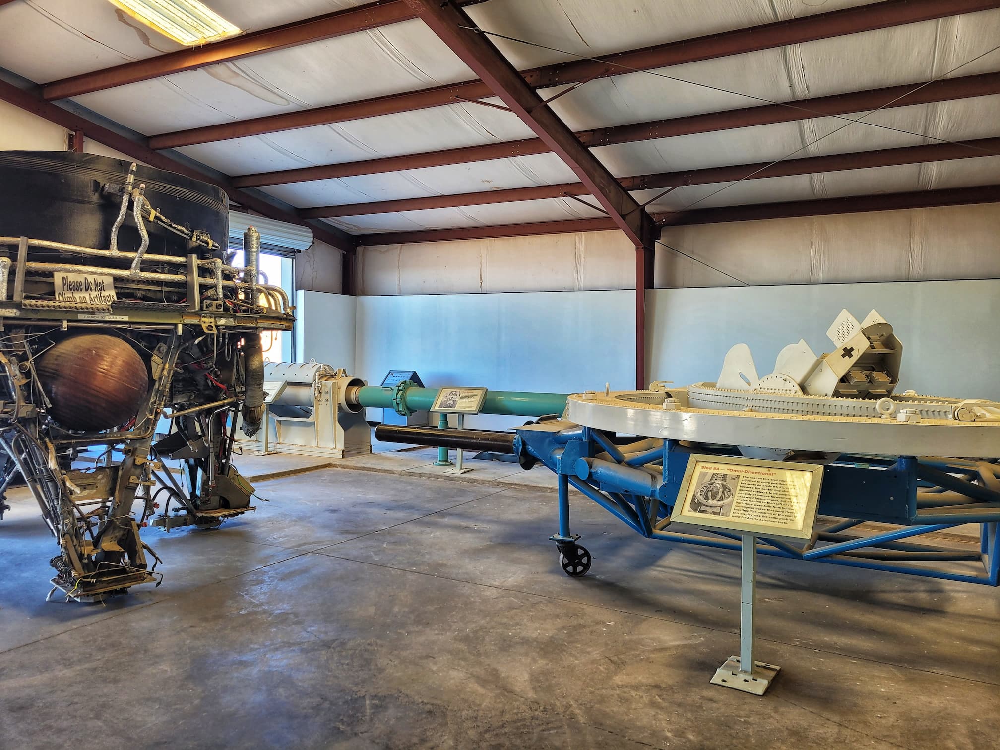 photo of daisy track at new mexico museum of space history