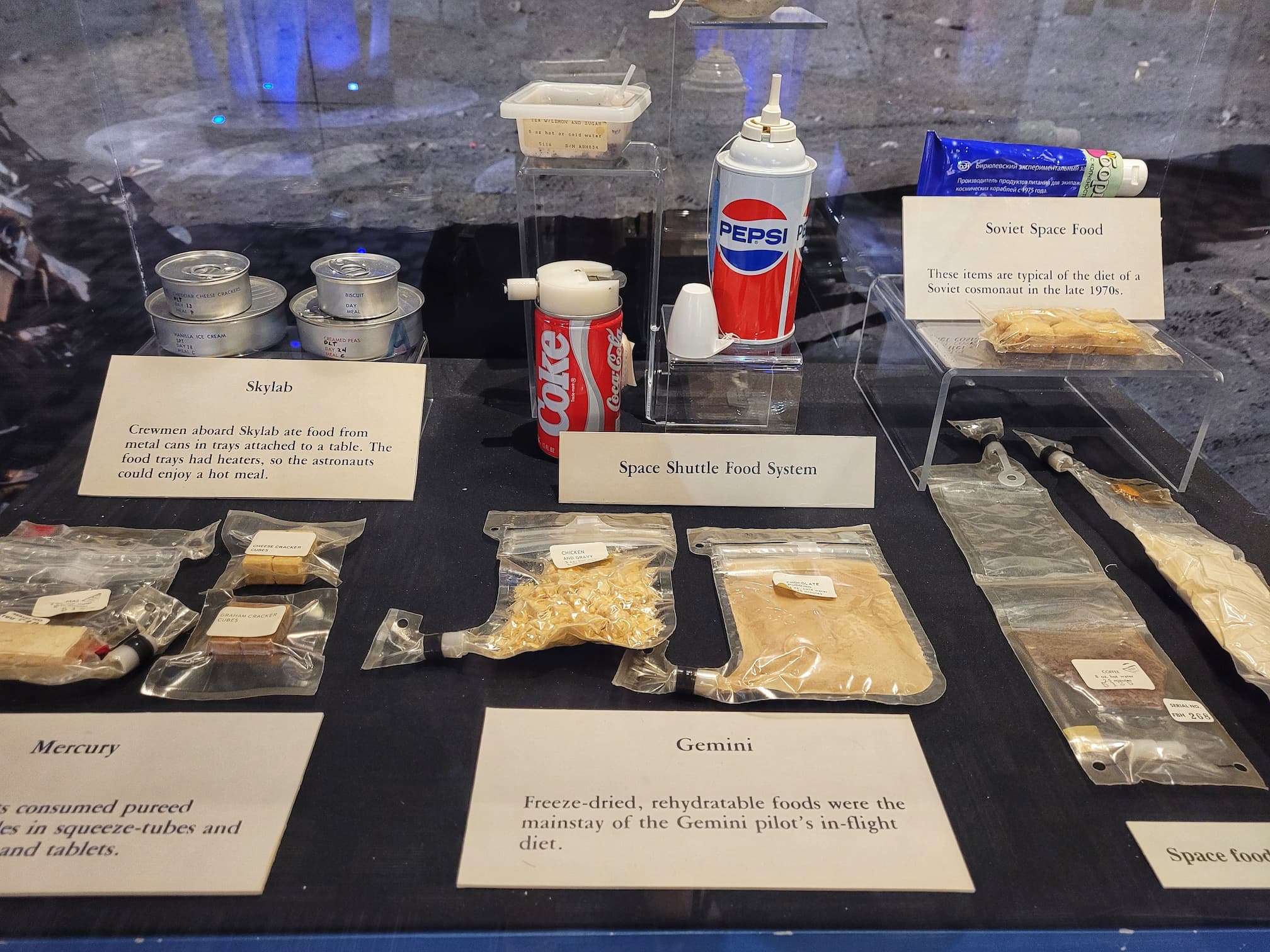 photo of space foods