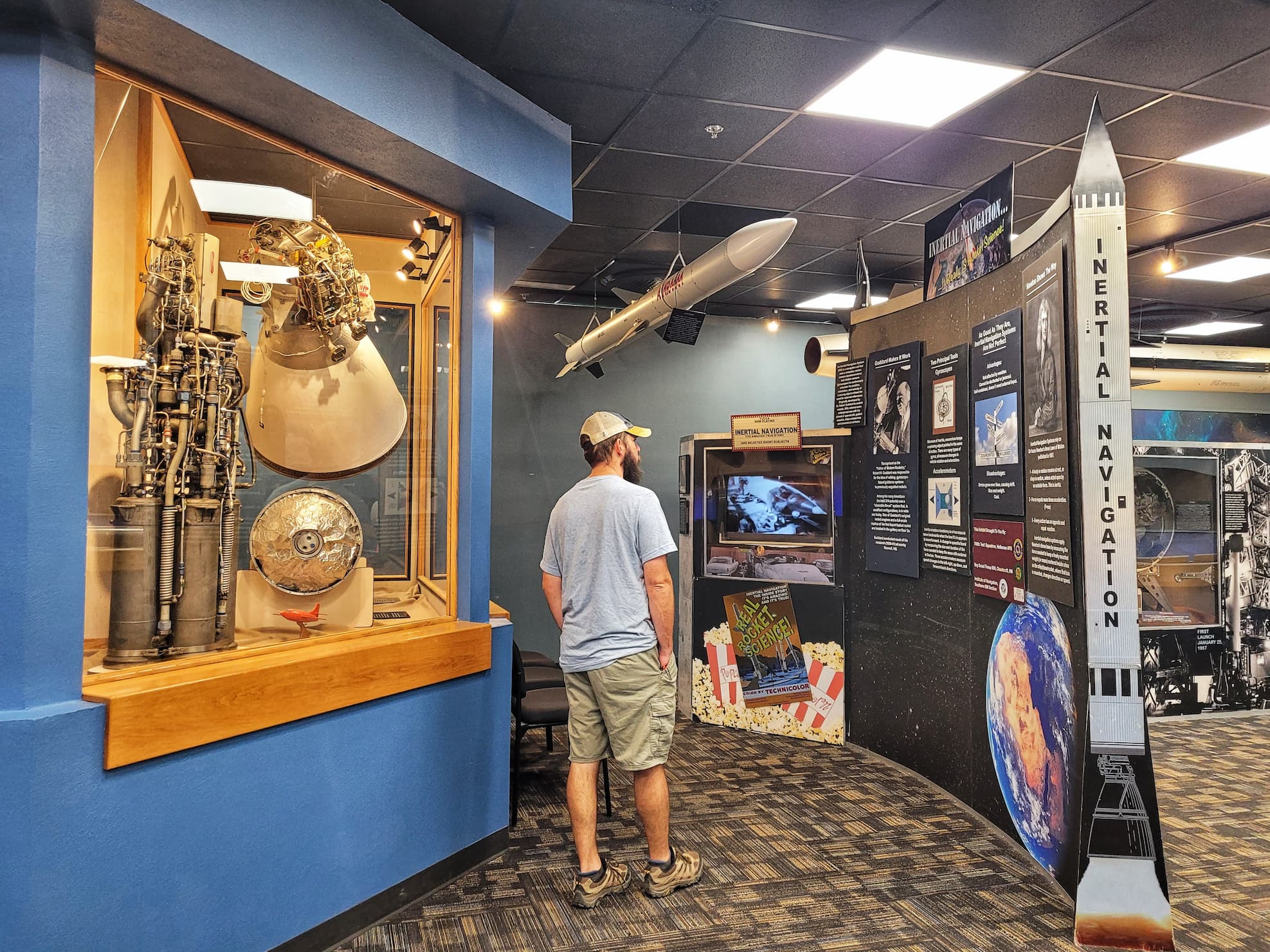 photo of josh at new mexico museum of space history
