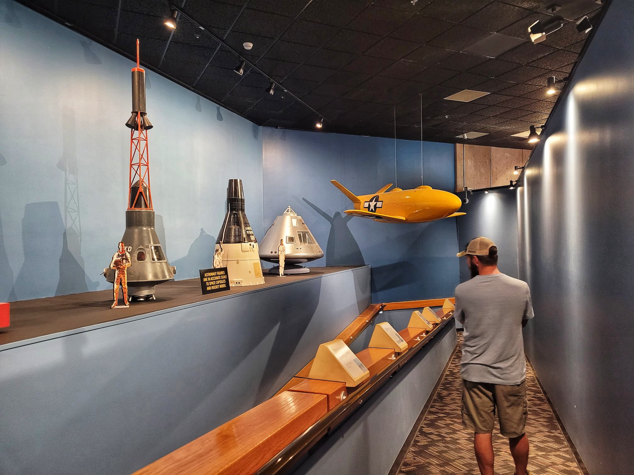 photo of josh at new mexico museum of space history