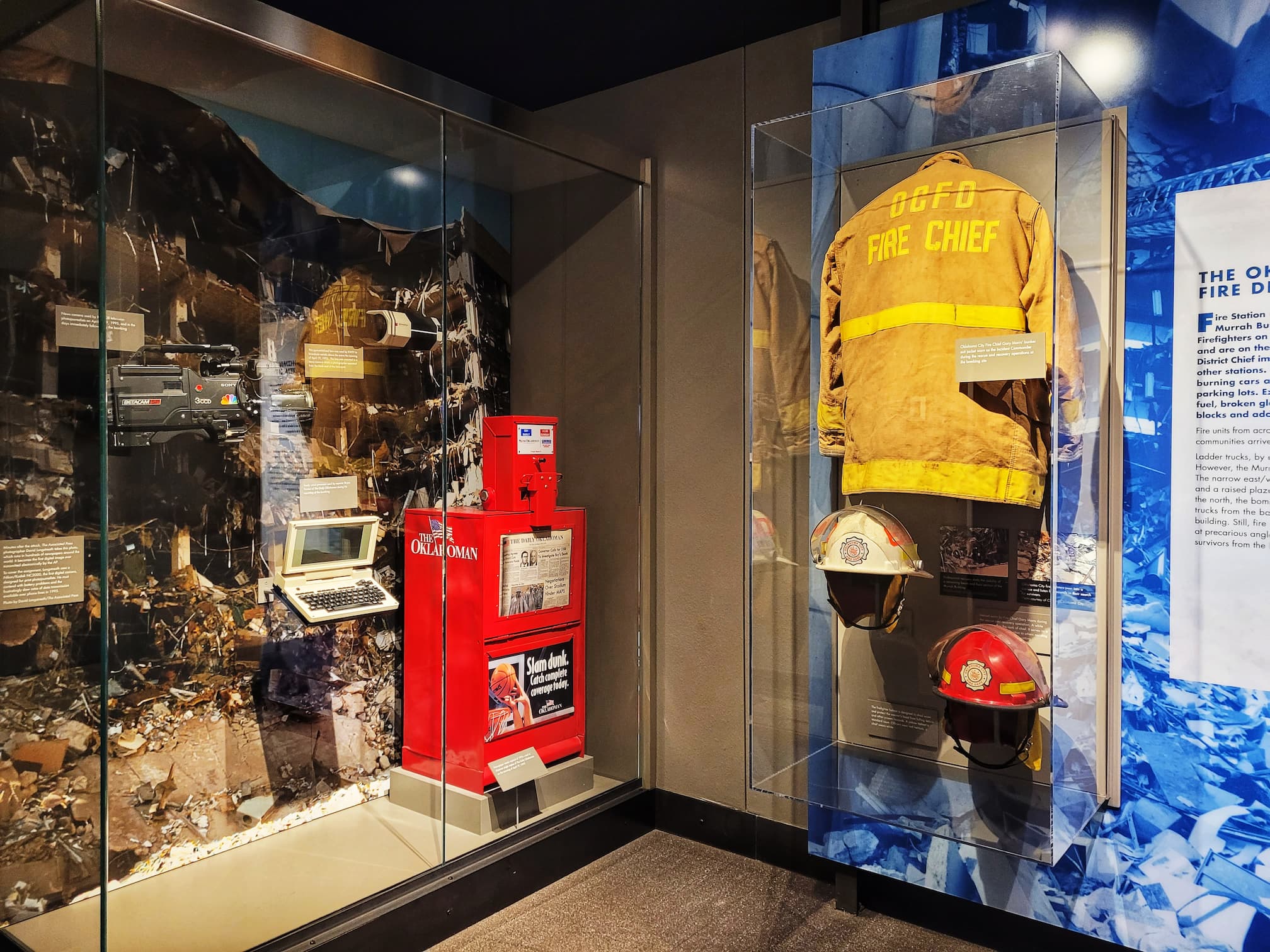 photo of oklahoma city memorial museum exhibit