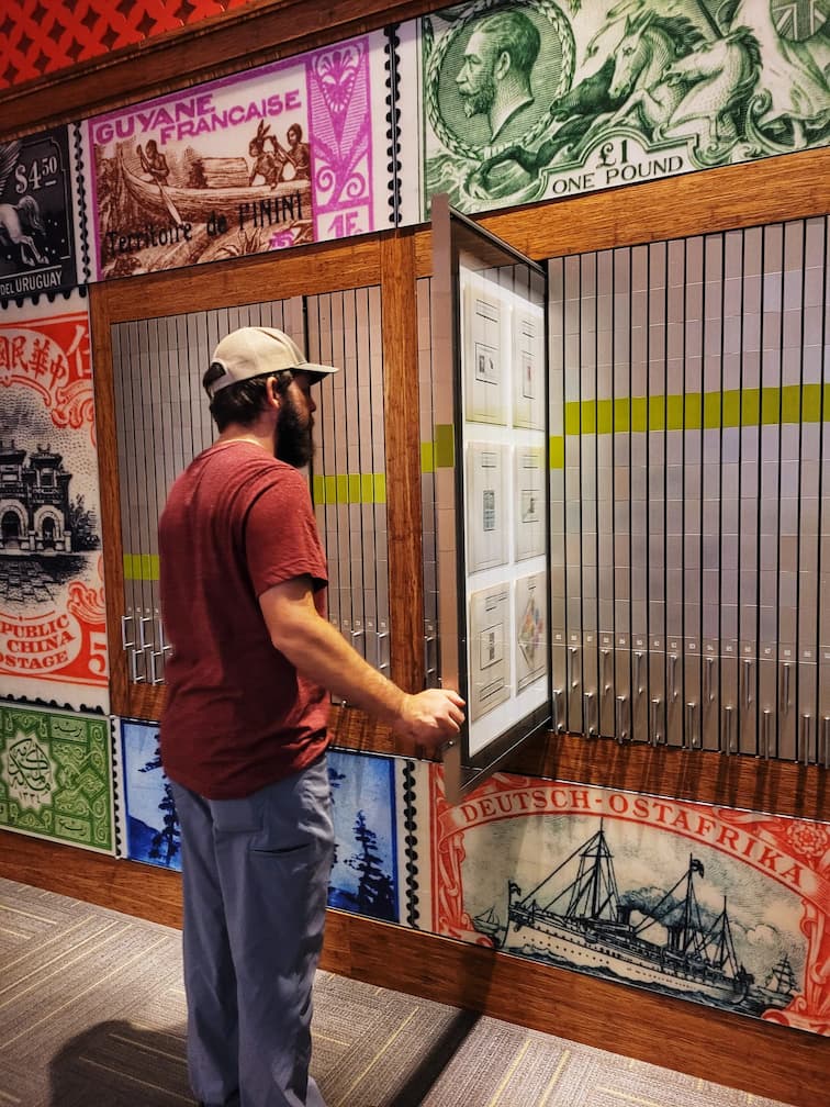 photo of stamp collections