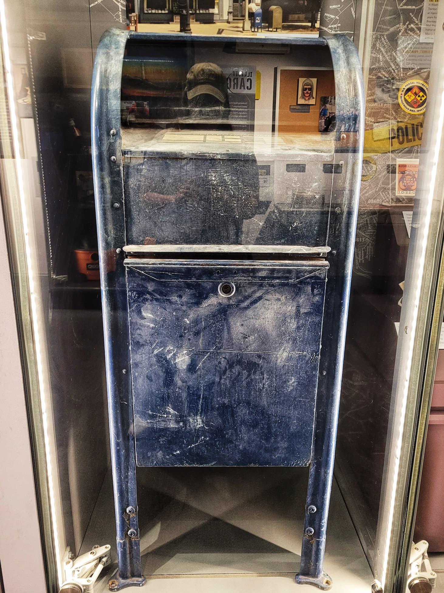 photo of anthrax mailbox at the national postal museum