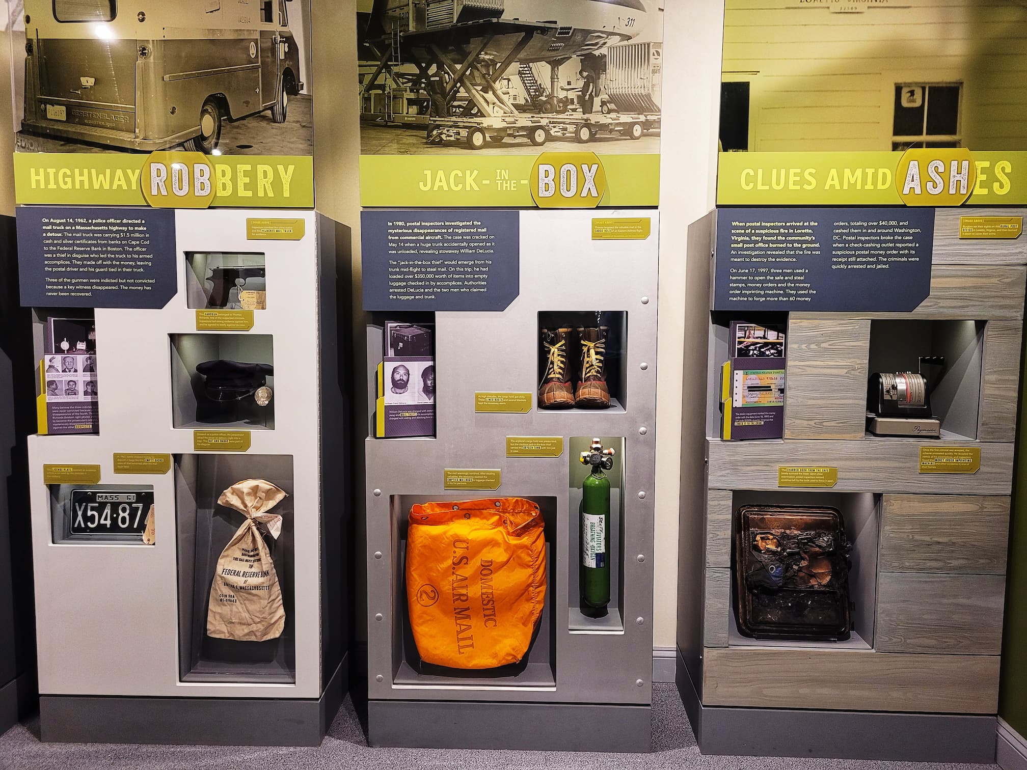 photo of behind the badge exhibit