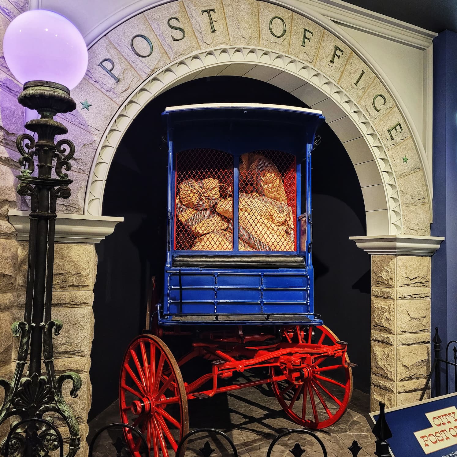 photo of national postal museum exhibit