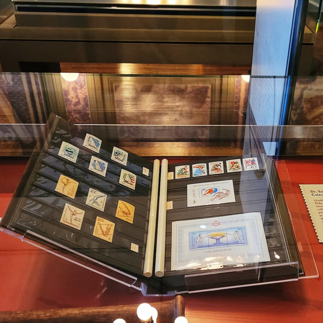 photo of olympic stamps