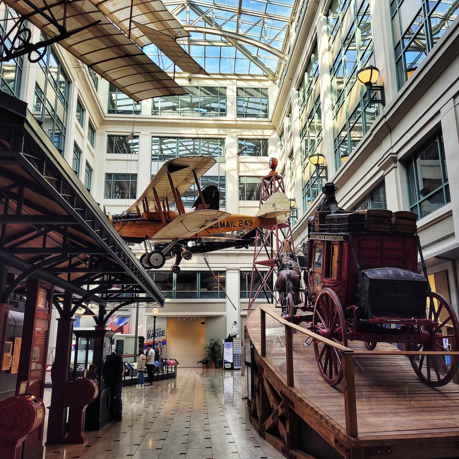 photo of mail vehicles exhibit