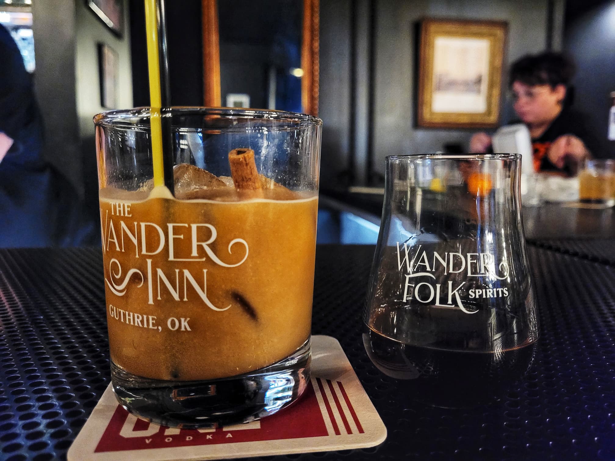 photo of drinks at wanderfolk distilling