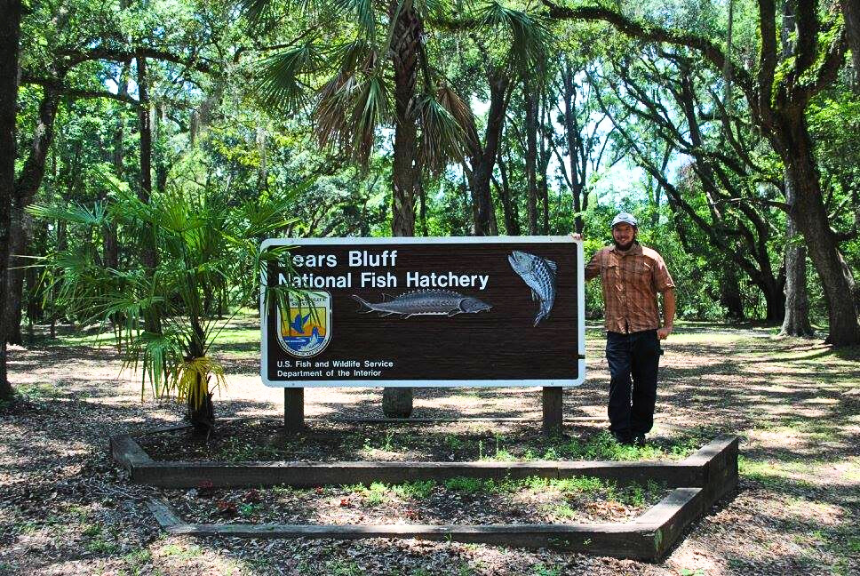 photo of josh at bears bluff national fish hatchery