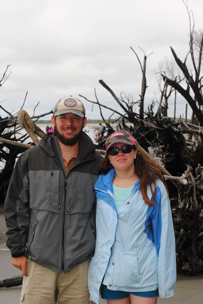 photo of josh and jen on capers island