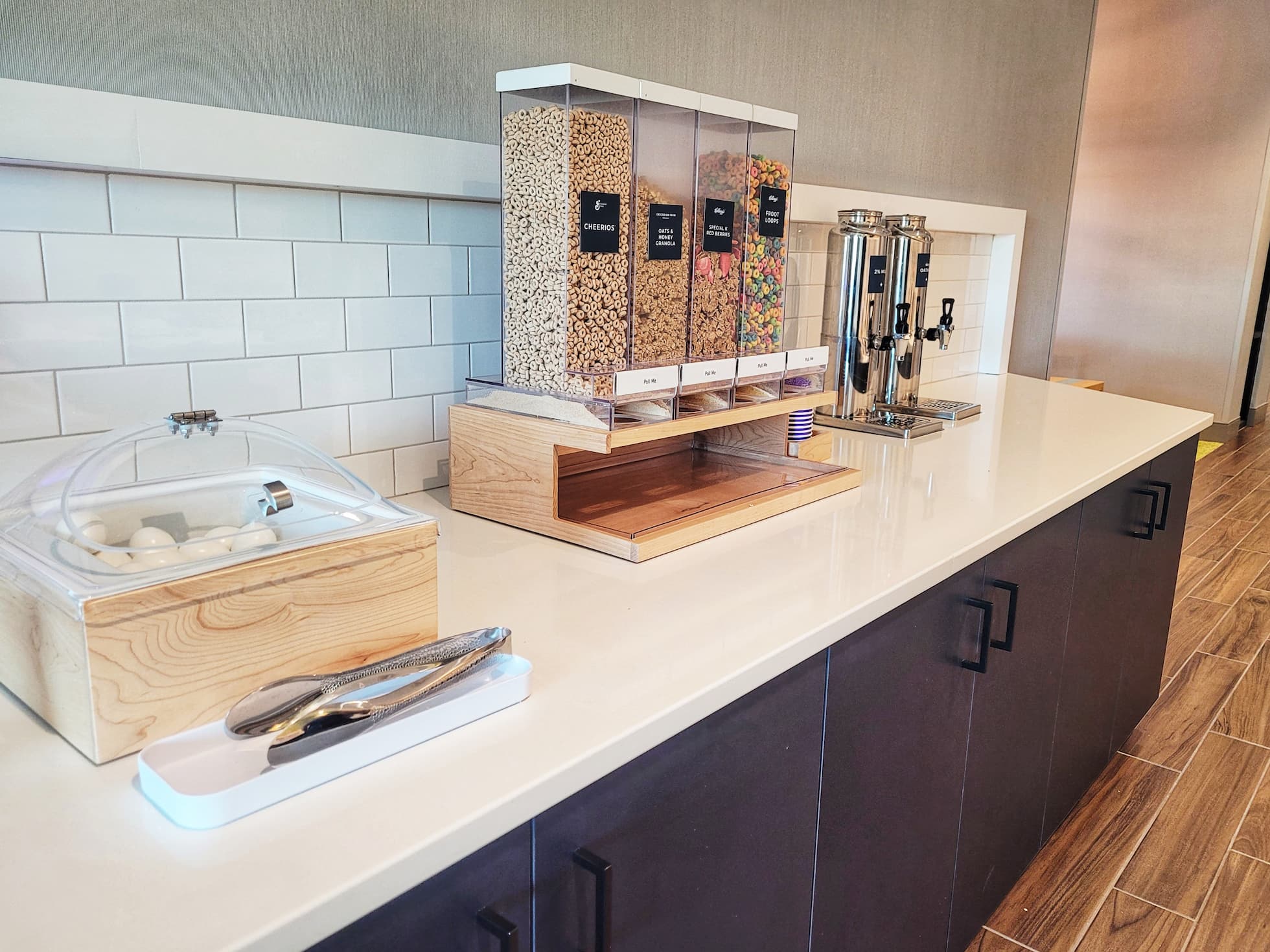 photo of hilton spark madison breakfast bar