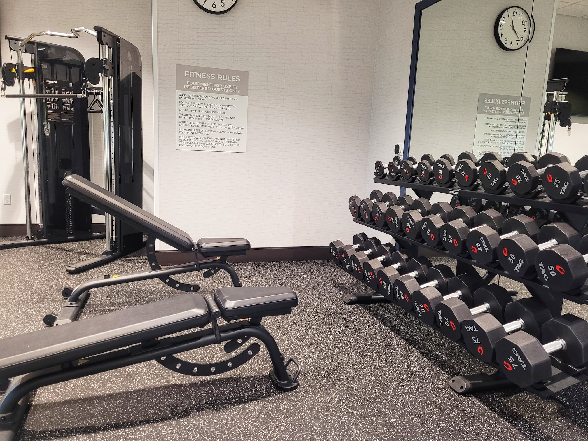 photo of hilton spark madison fitness center