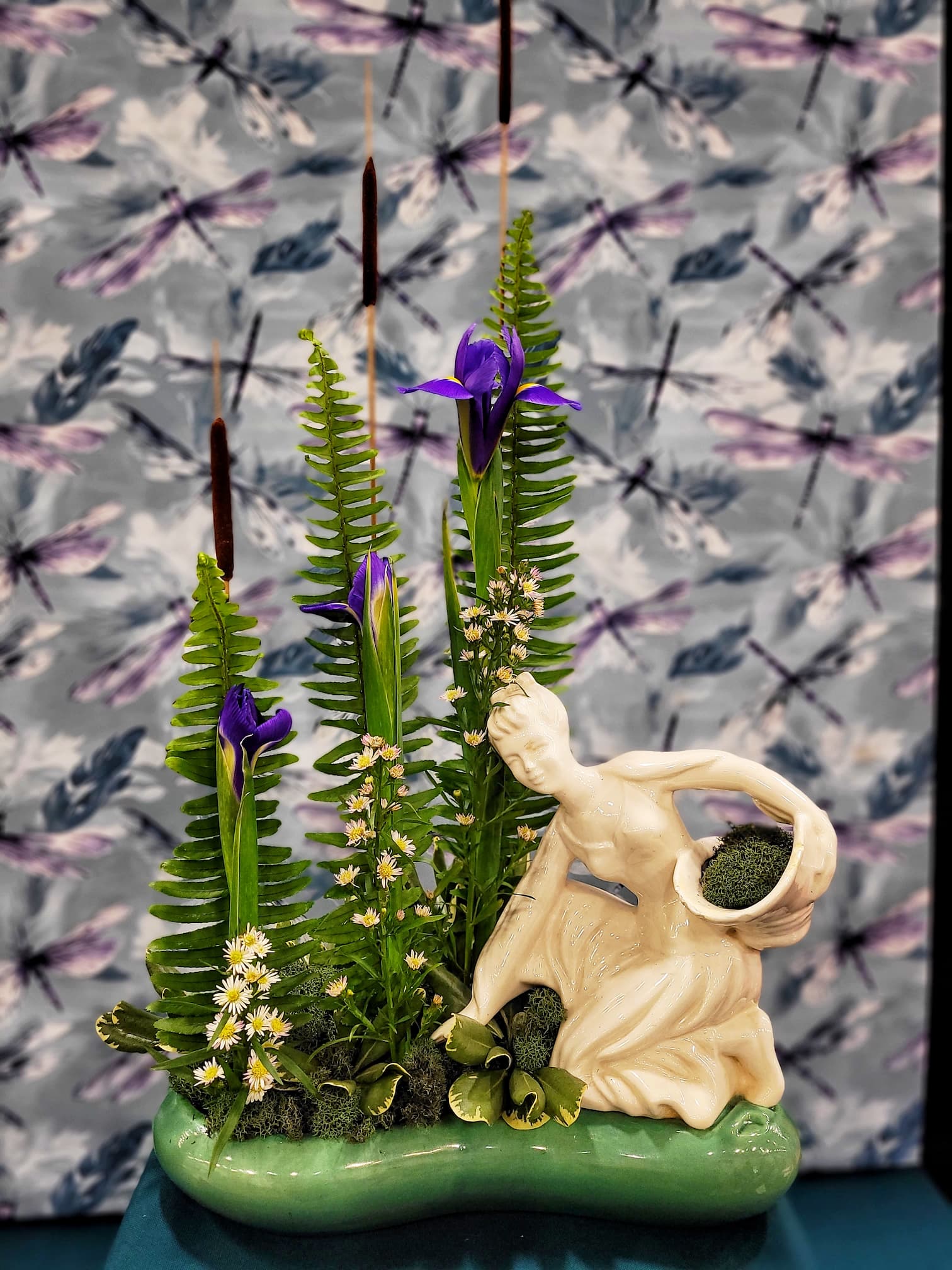 photo of flower show entry at pbs garden entry