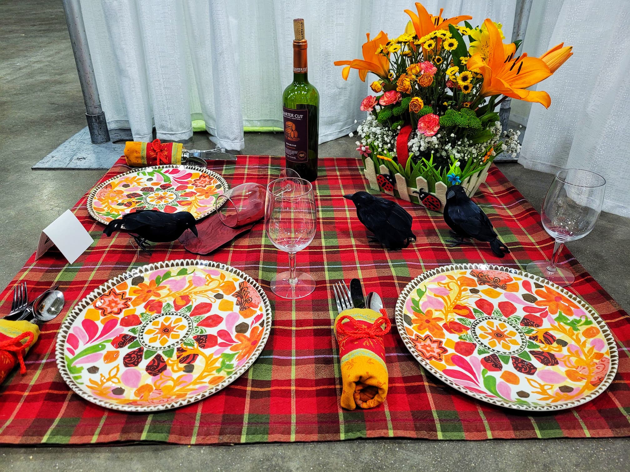 photo of flower show entry at pbs garden entry