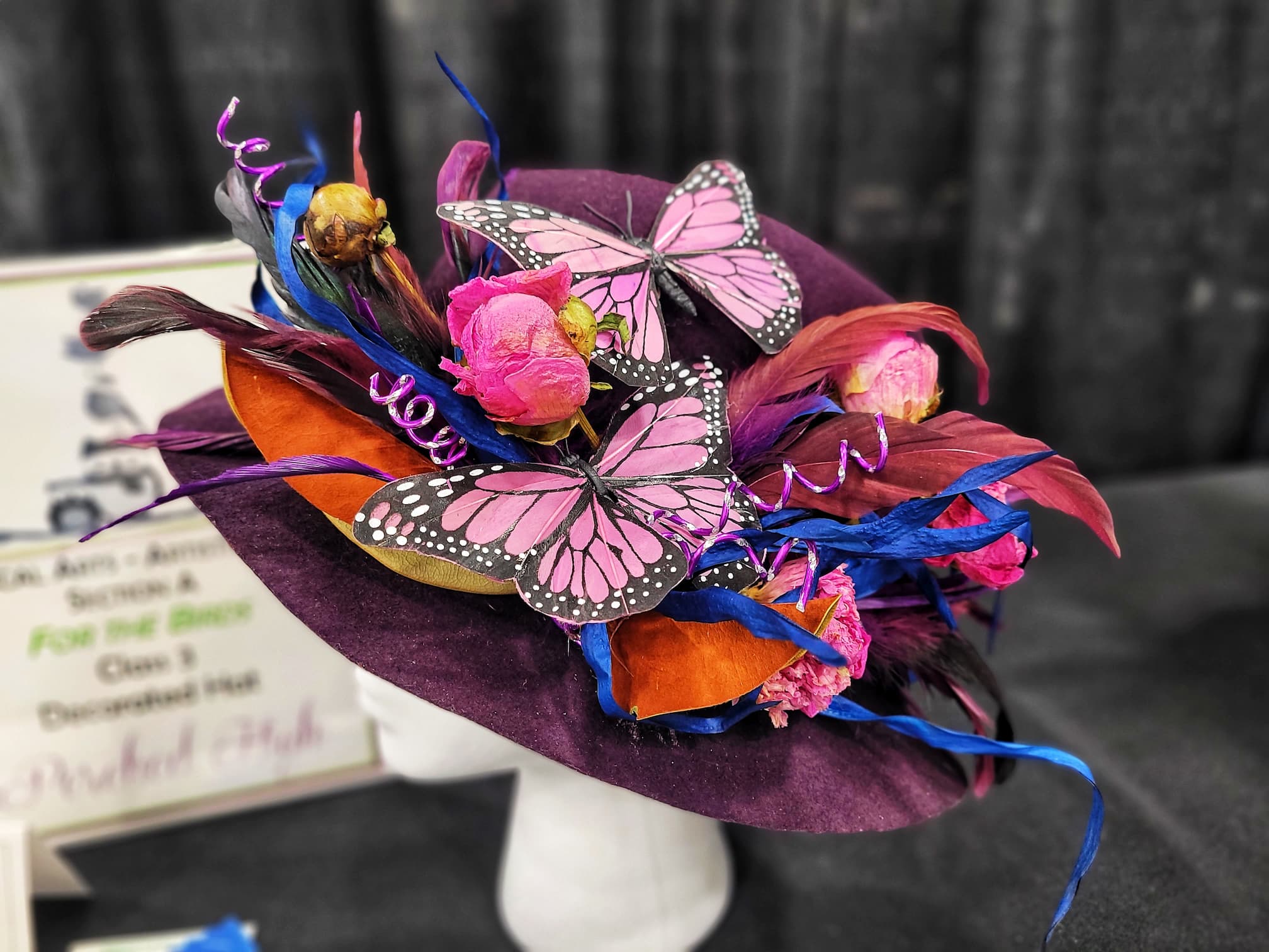 photo of flower show entry at pbs garden entry