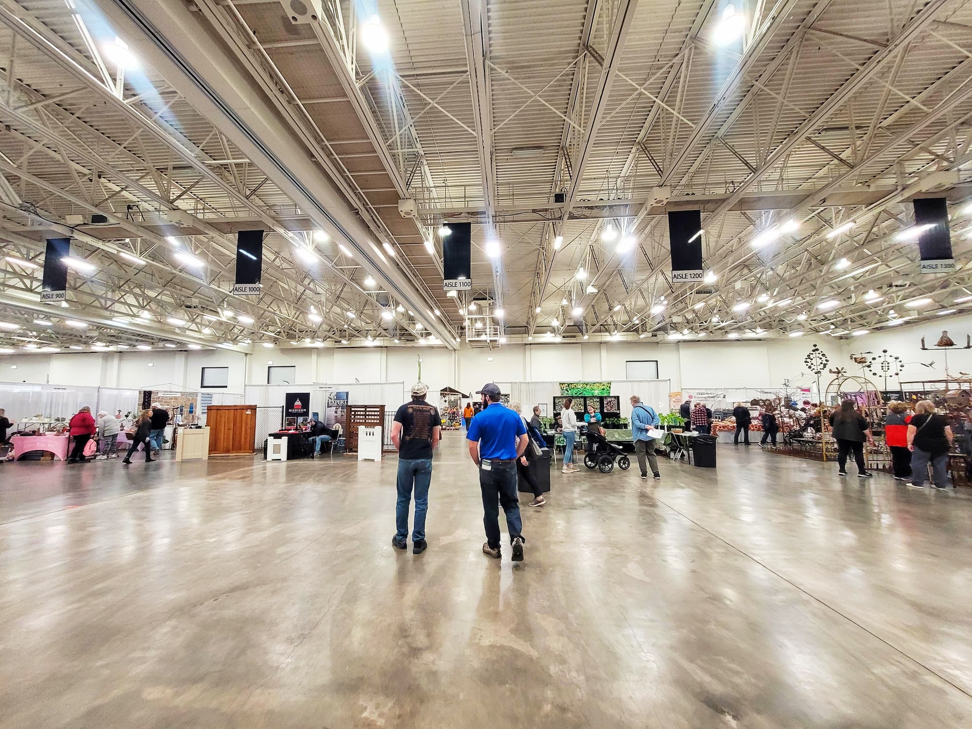 photo of josh and anthony at pbs wisconsin garden expo