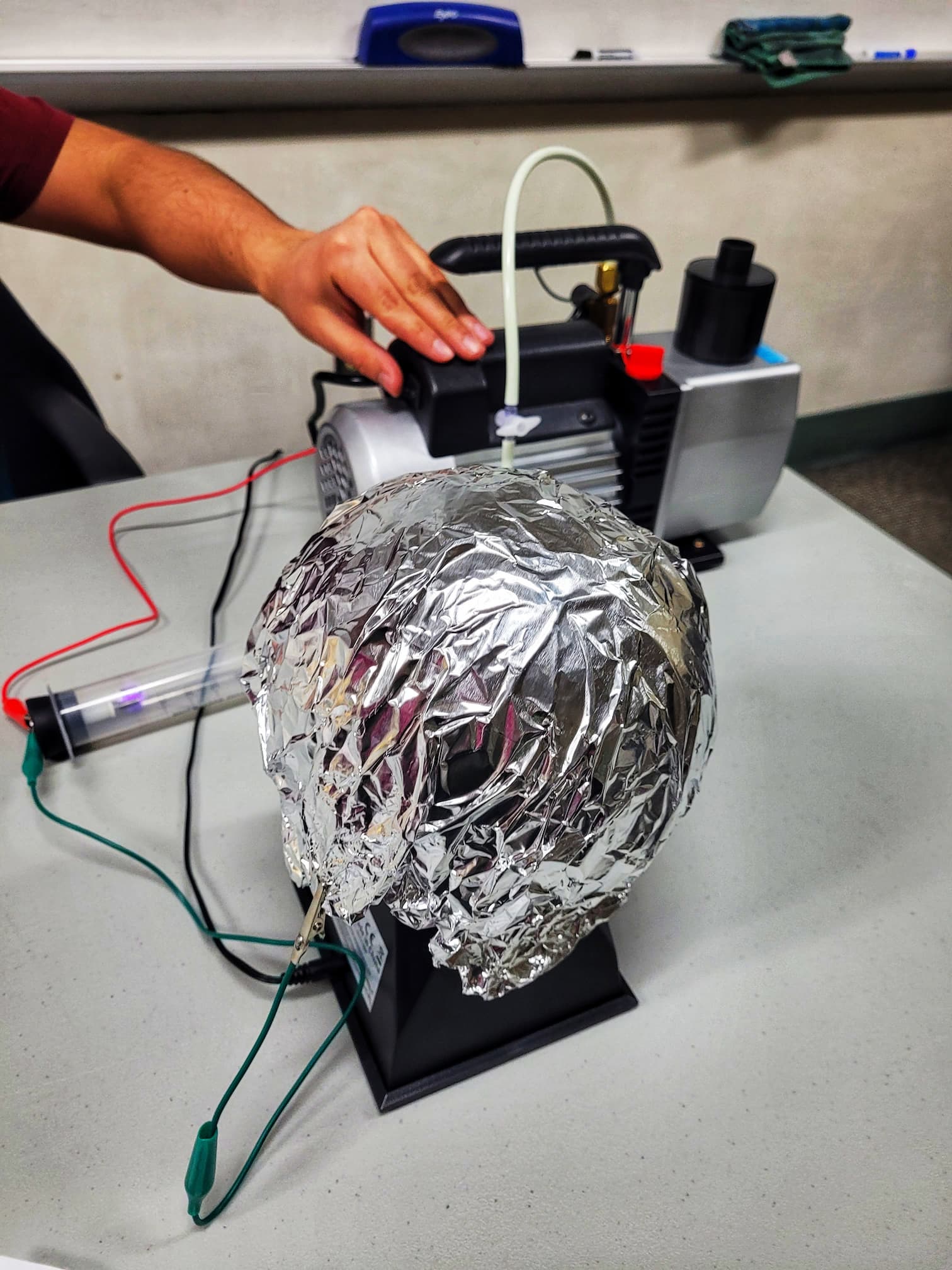 photo of  plasma experiment