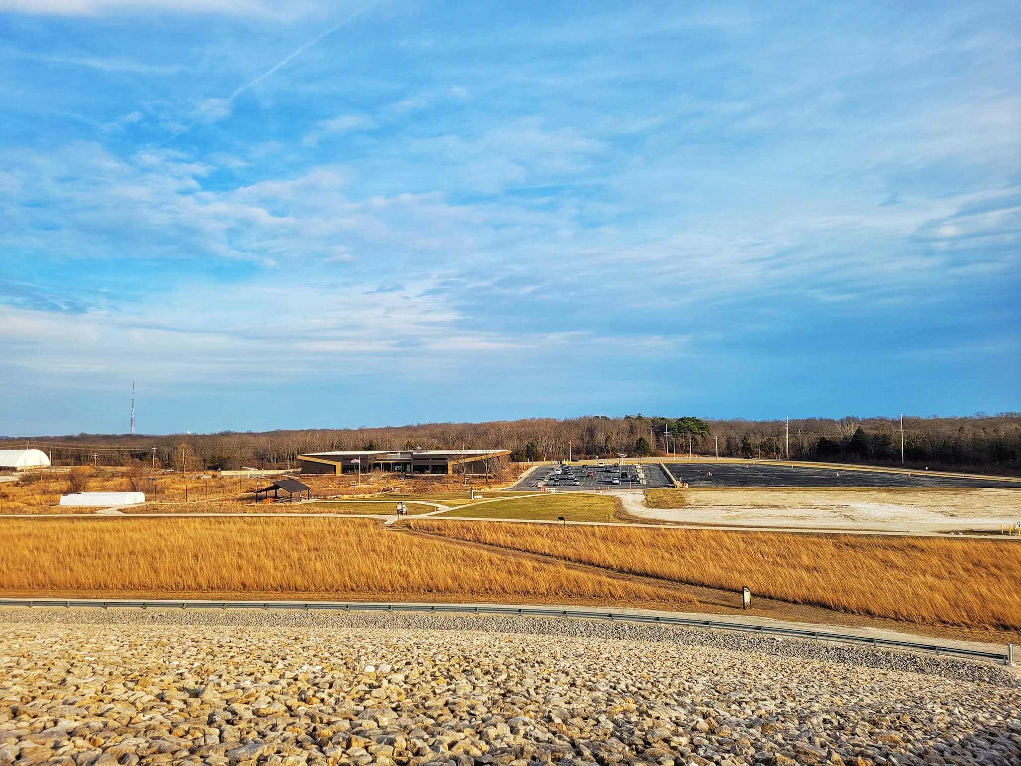 photo of view from the disposal cell