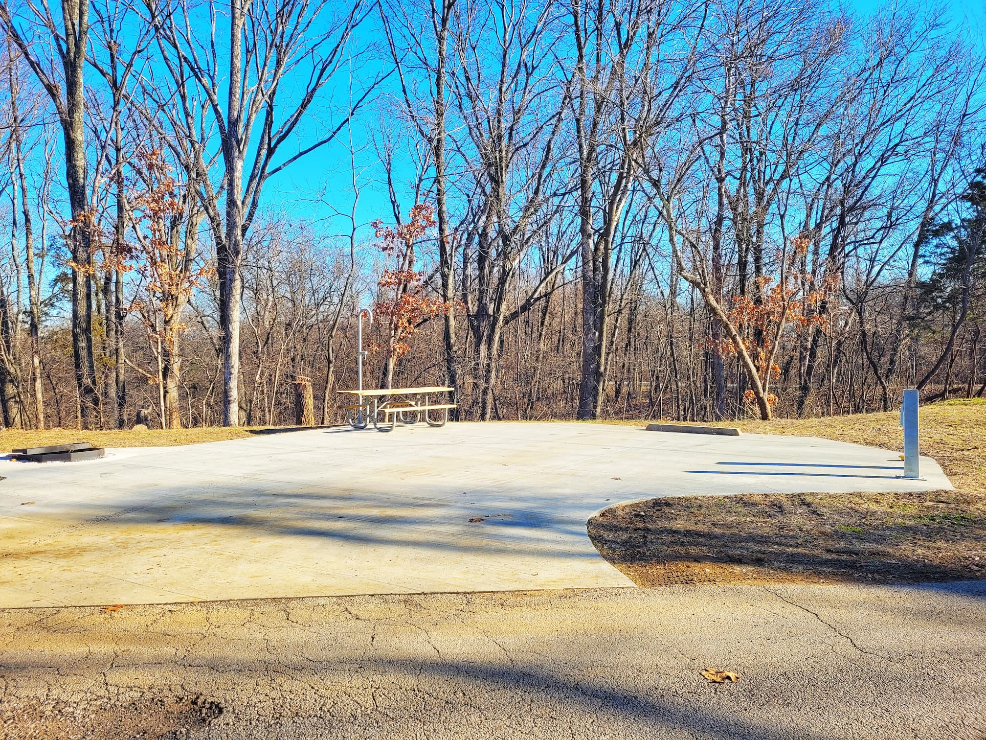 photo of babler state park modern campsite