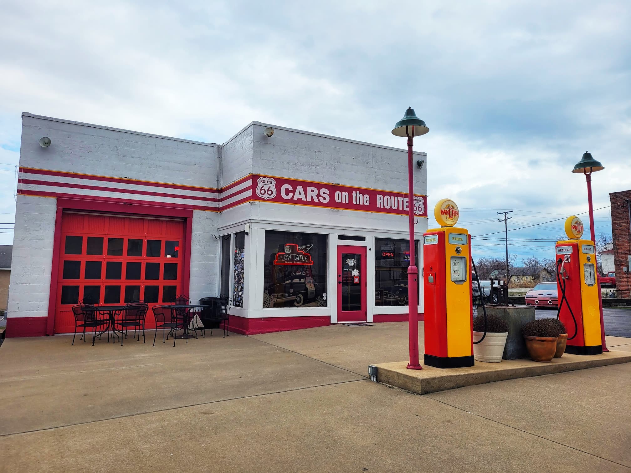 photo of cars on the route
