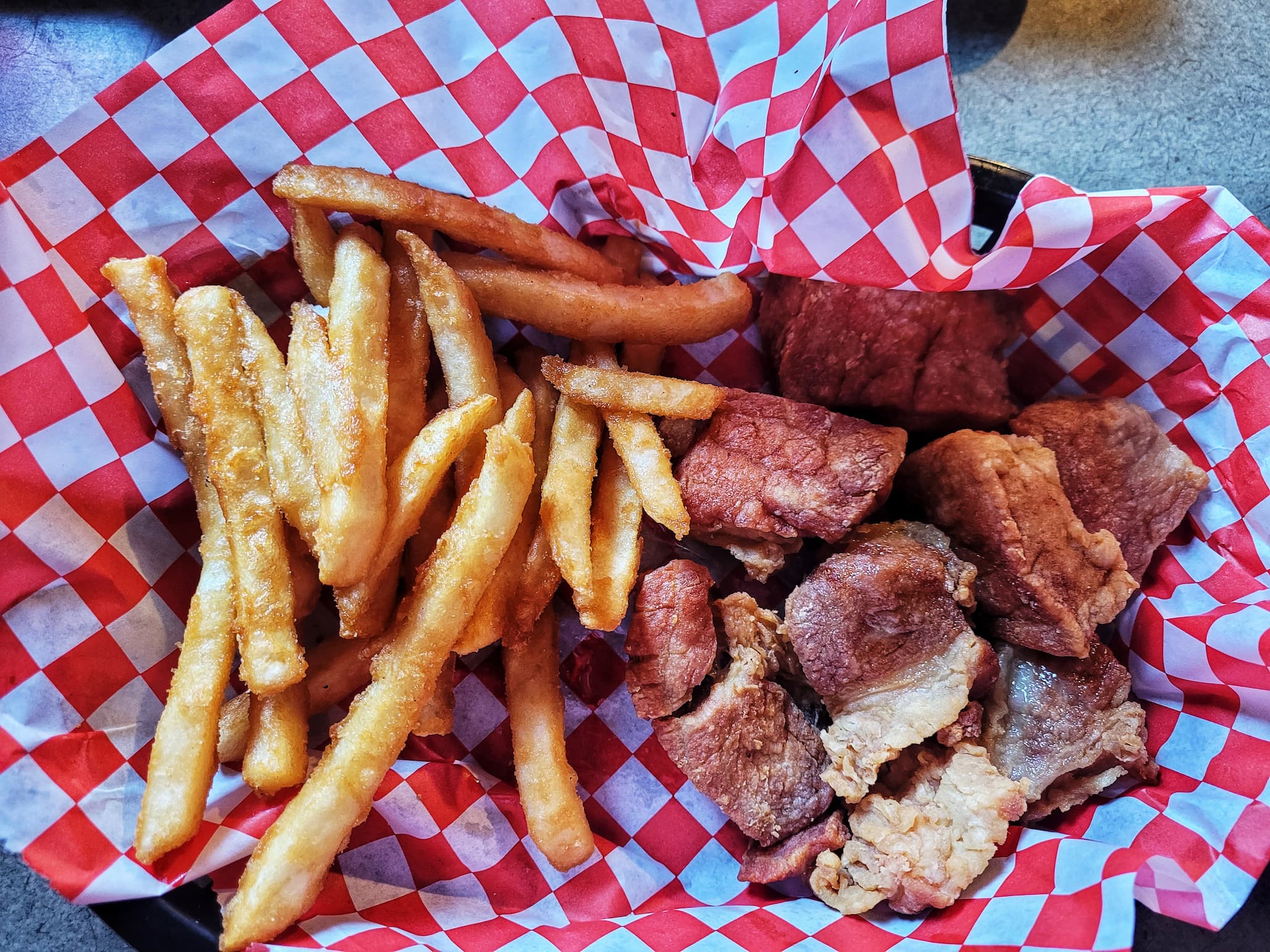 photo of pork chop bites from chicken shack