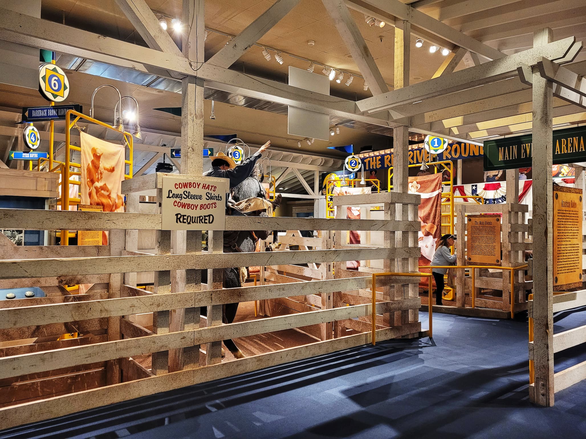 photo of rodeo exhibit