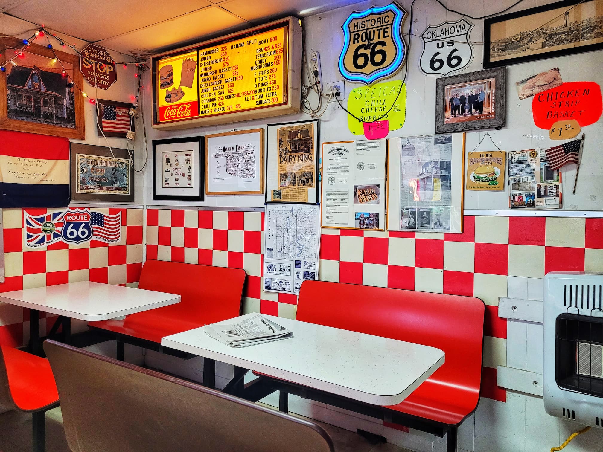 photo of inside dairy king