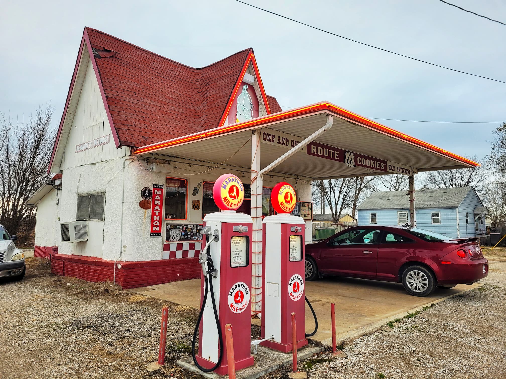 photo of outside of dairy king in commerce, ok