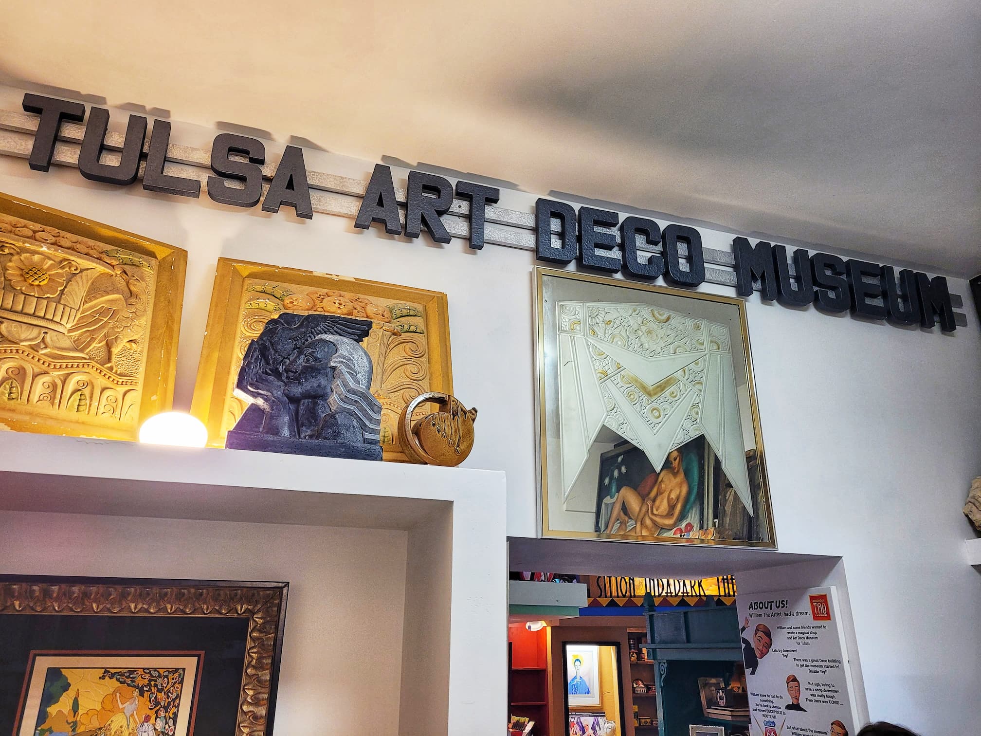 photo of tulsa art deco museum inside decopolis