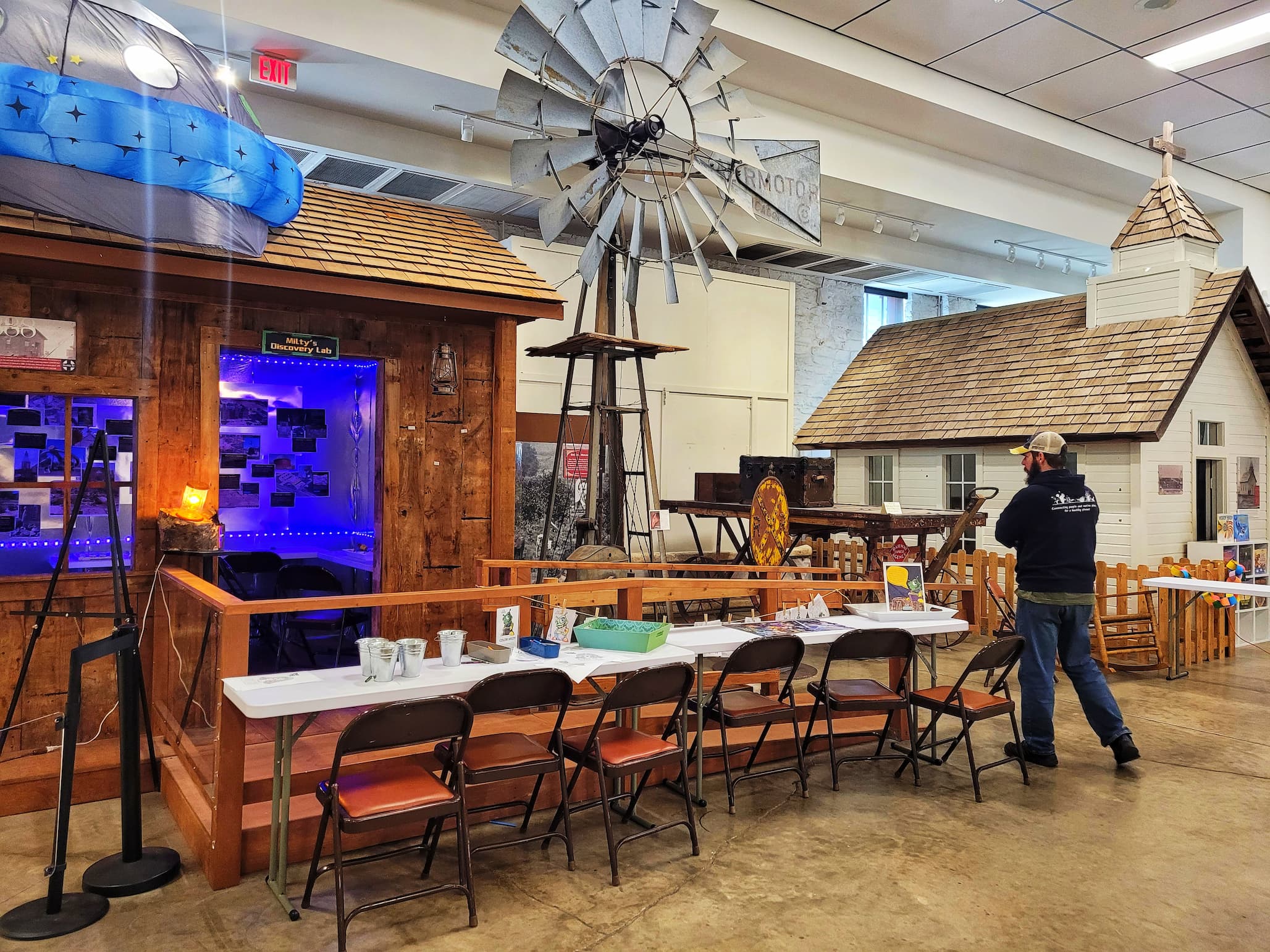 photo of josh at the edmond history museum