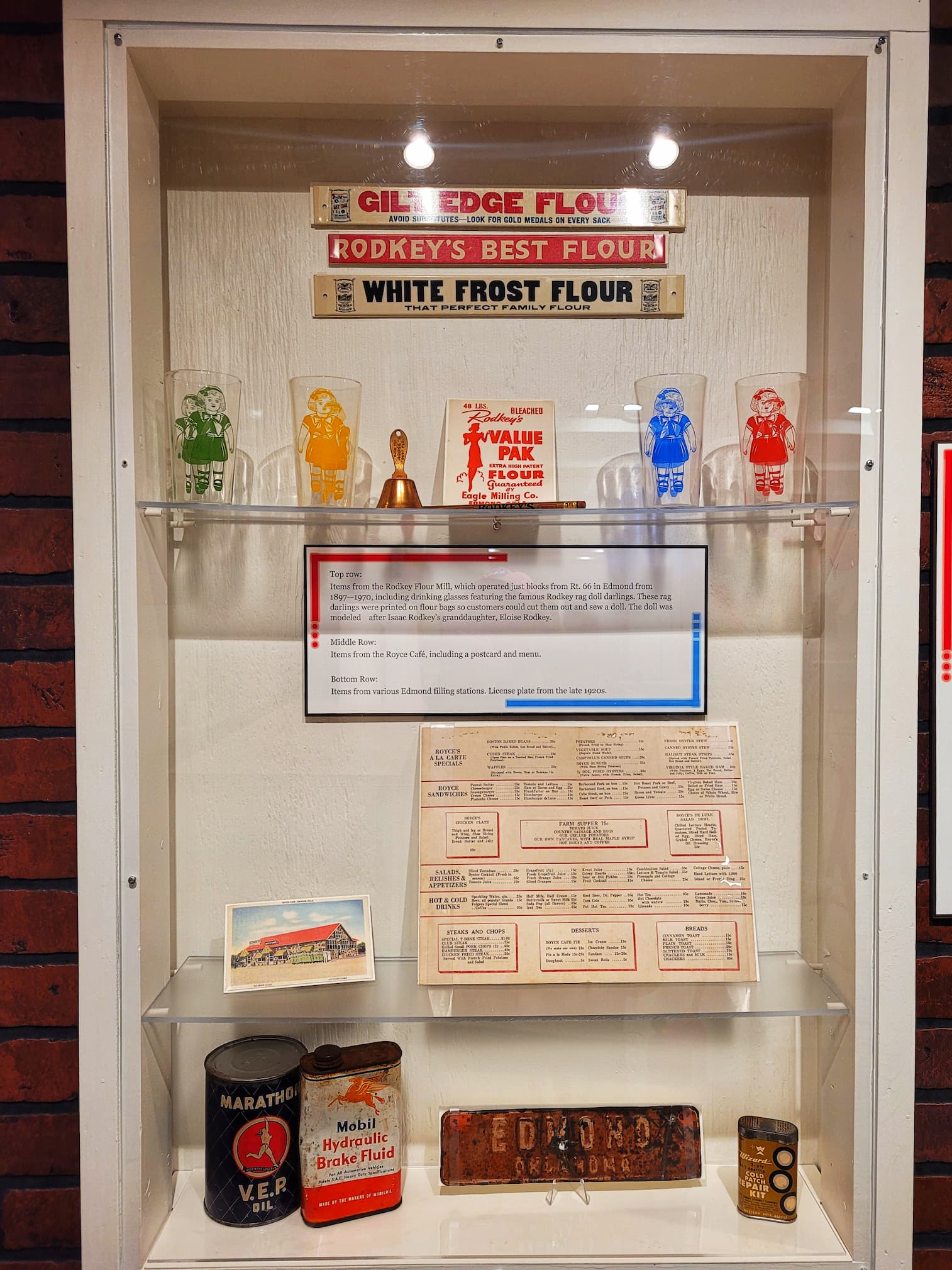 photo of edmond history route 66 exhibit