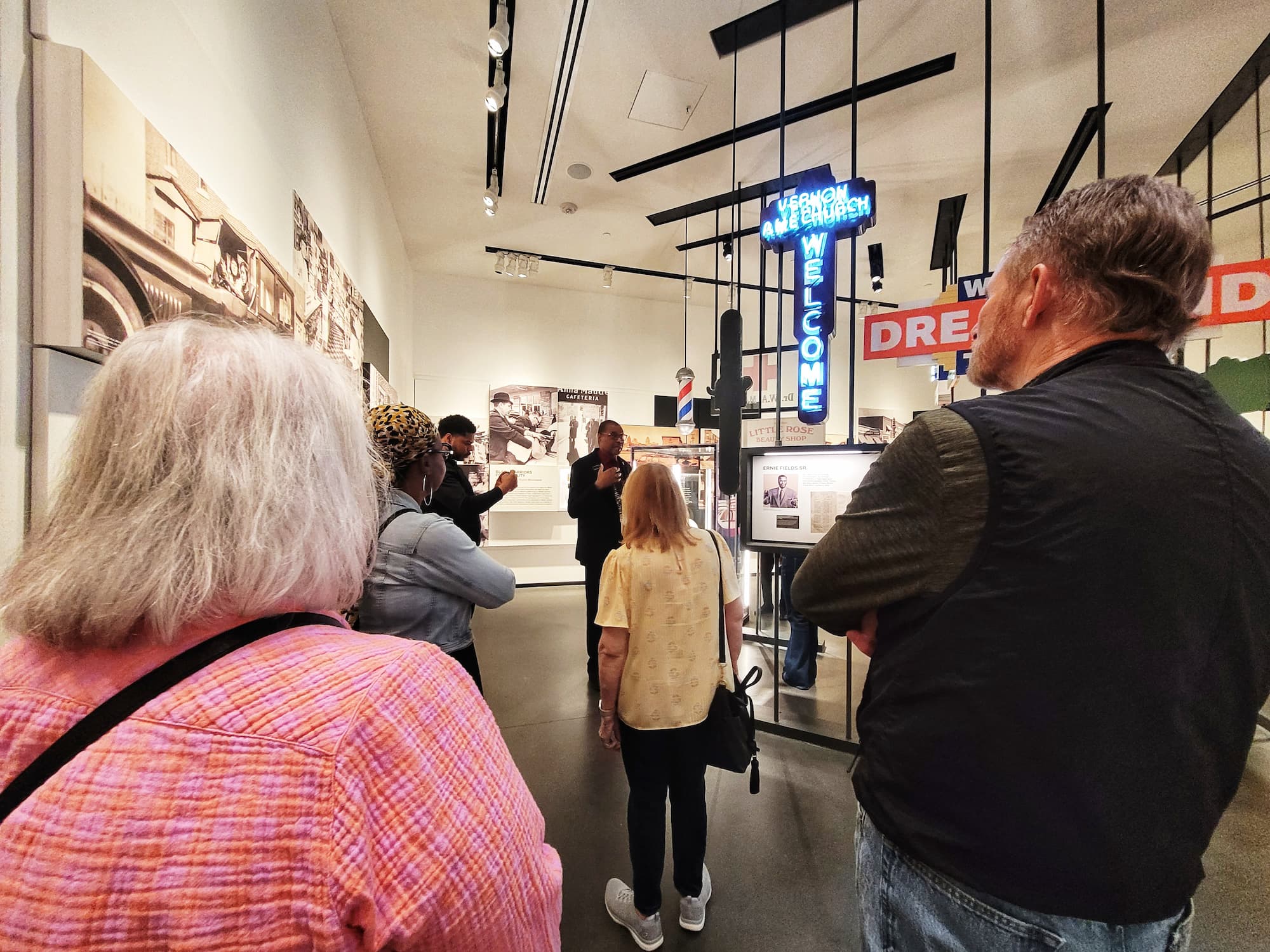 photo of tour group at greenwood rising