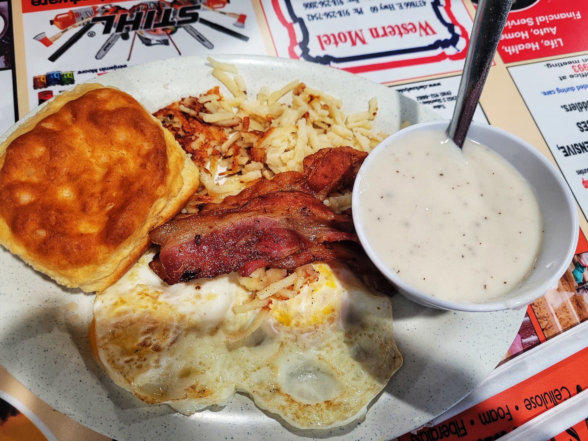 photo of breakfast plate hi-way cafe