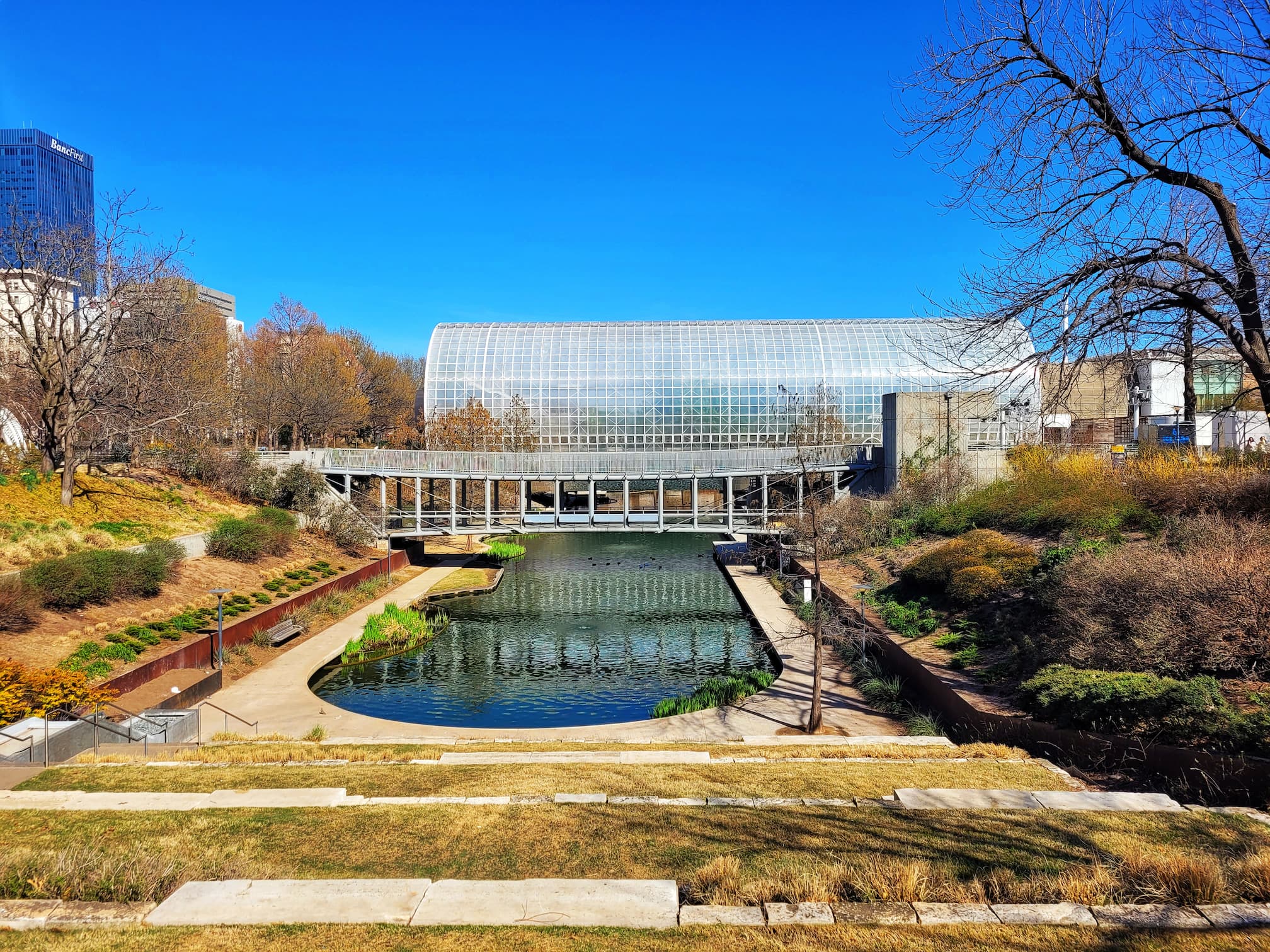 photo of myriad gardens and crystal bridge conservatory