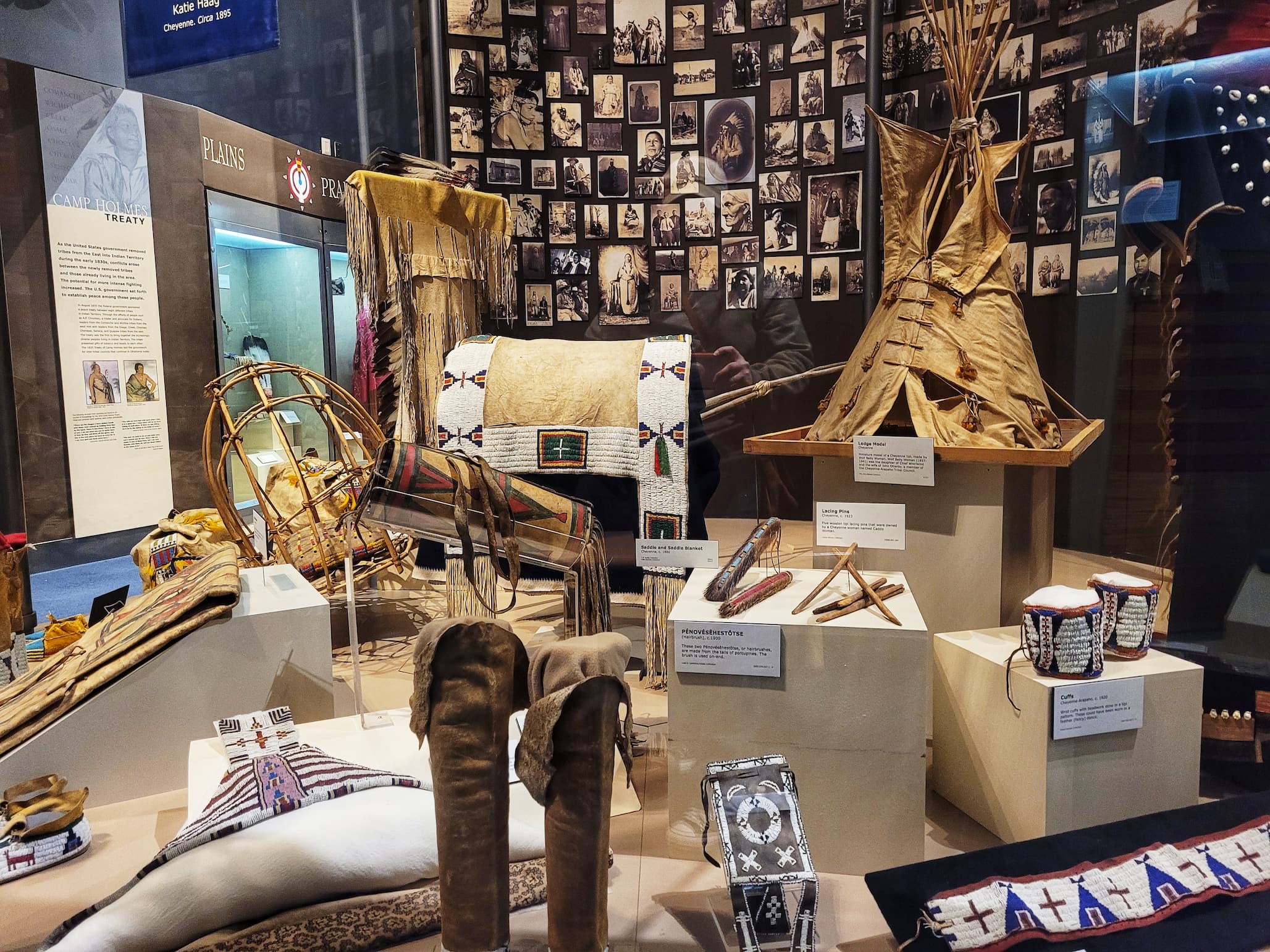 photo of who we are exhibit at oklahoma history center