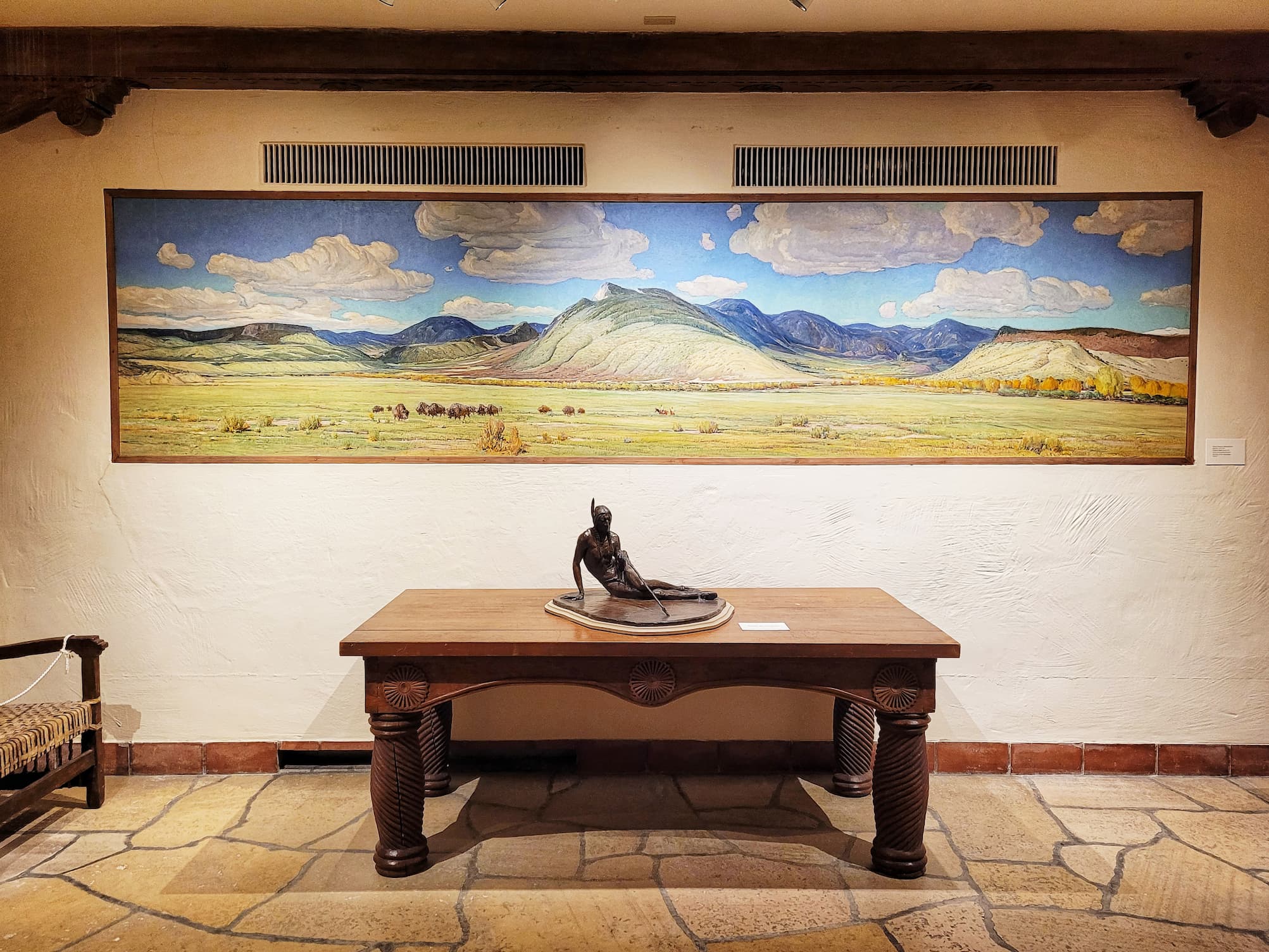 photo of philmont painting at philbrook