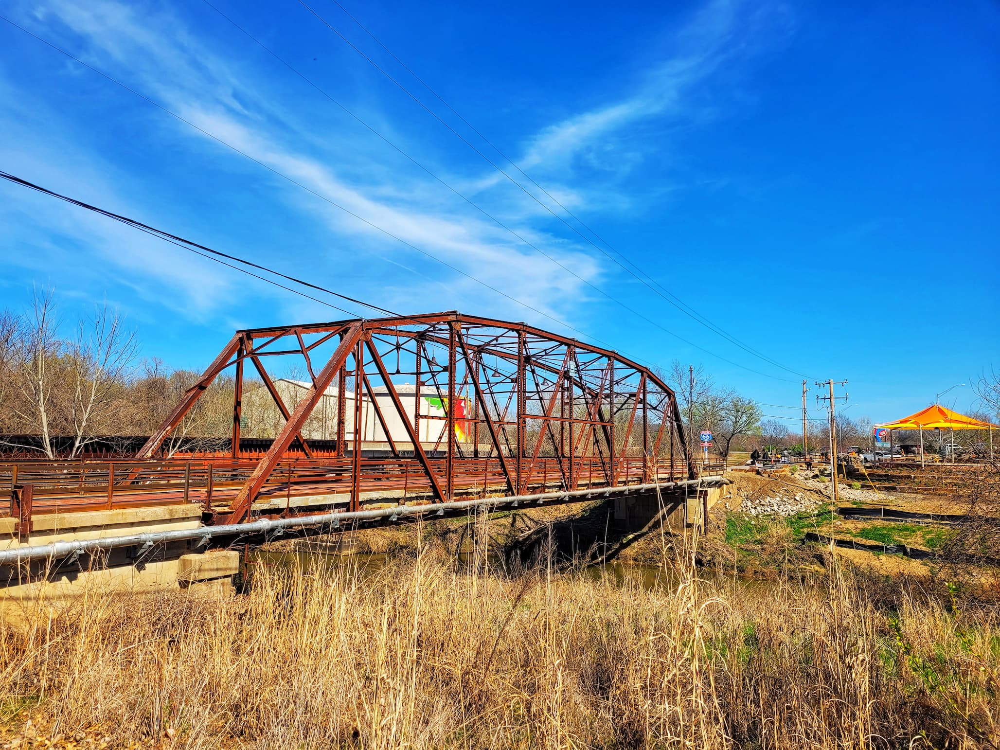 photo of rock creek bridge in sapulpa